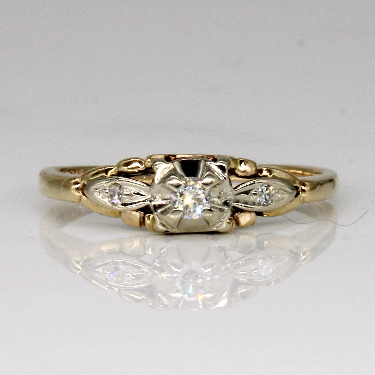 Bague en diamant Birks | 0,08 ct | Taille 6,25 |