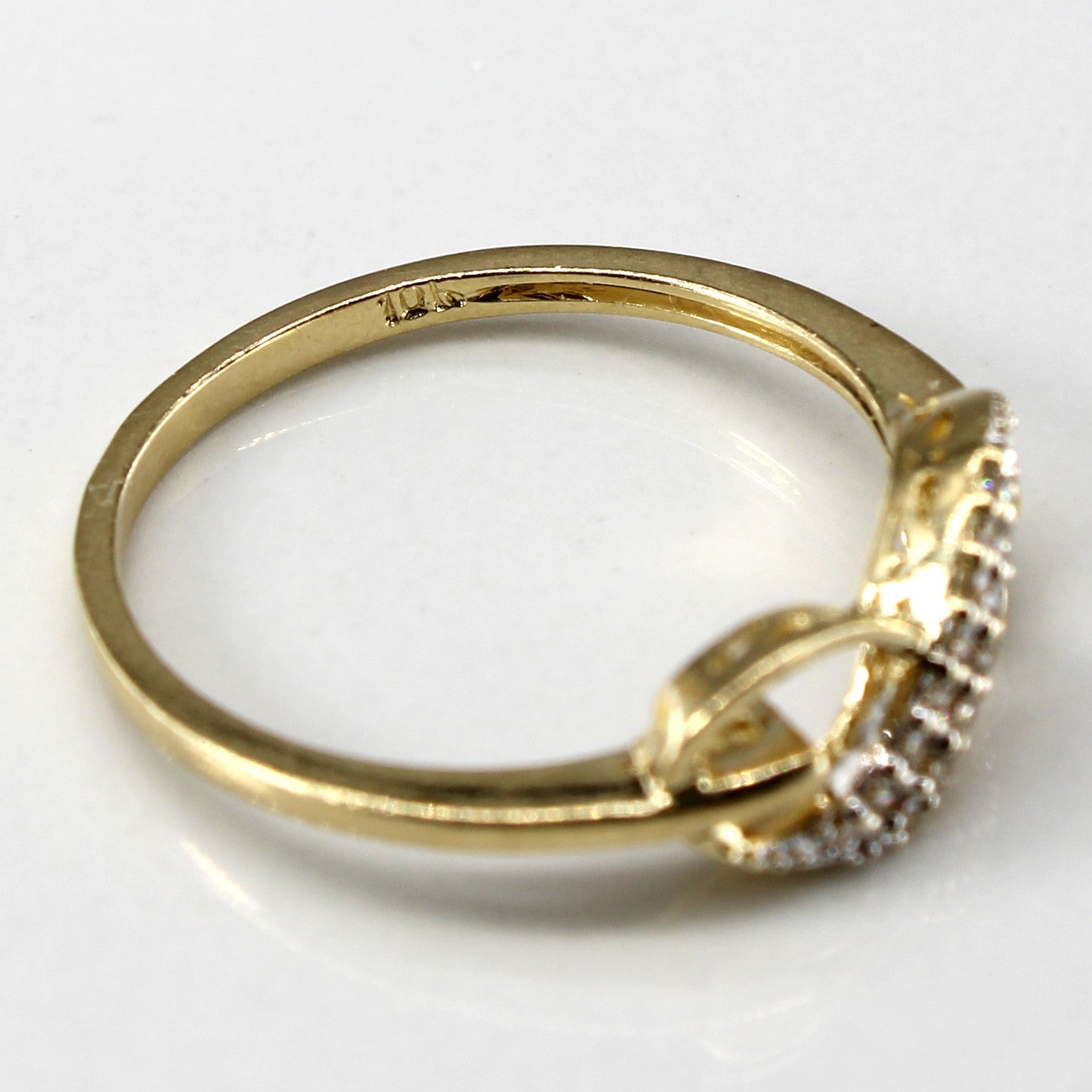 Diamond Infinity Ring | 0.07ctw | SZ 6.25 |
