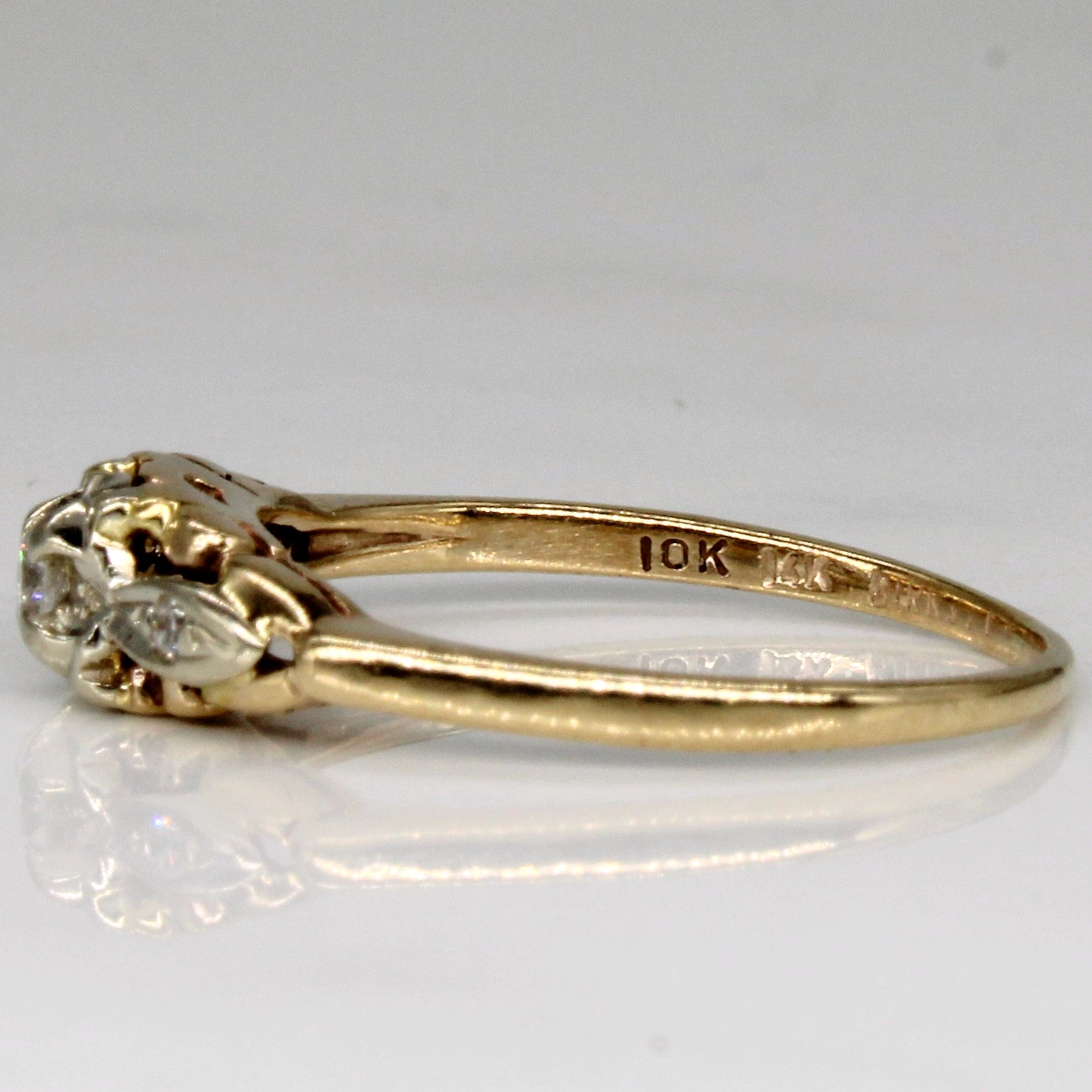 Bague en diamant Birks | 0,08 ct | Taille 6,25 |