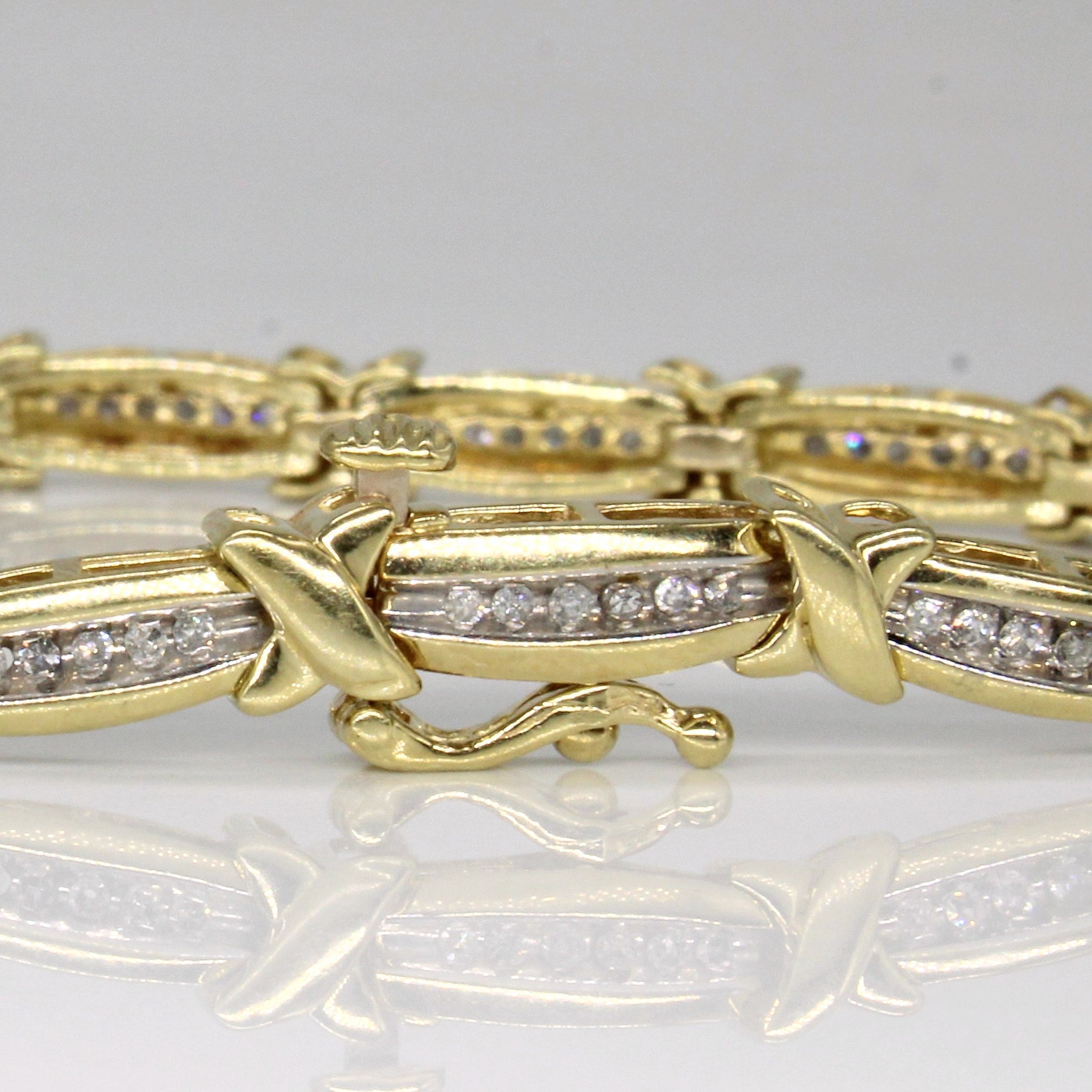 Channel Set Diamond Bracelet | 0.50ctw | 7" |