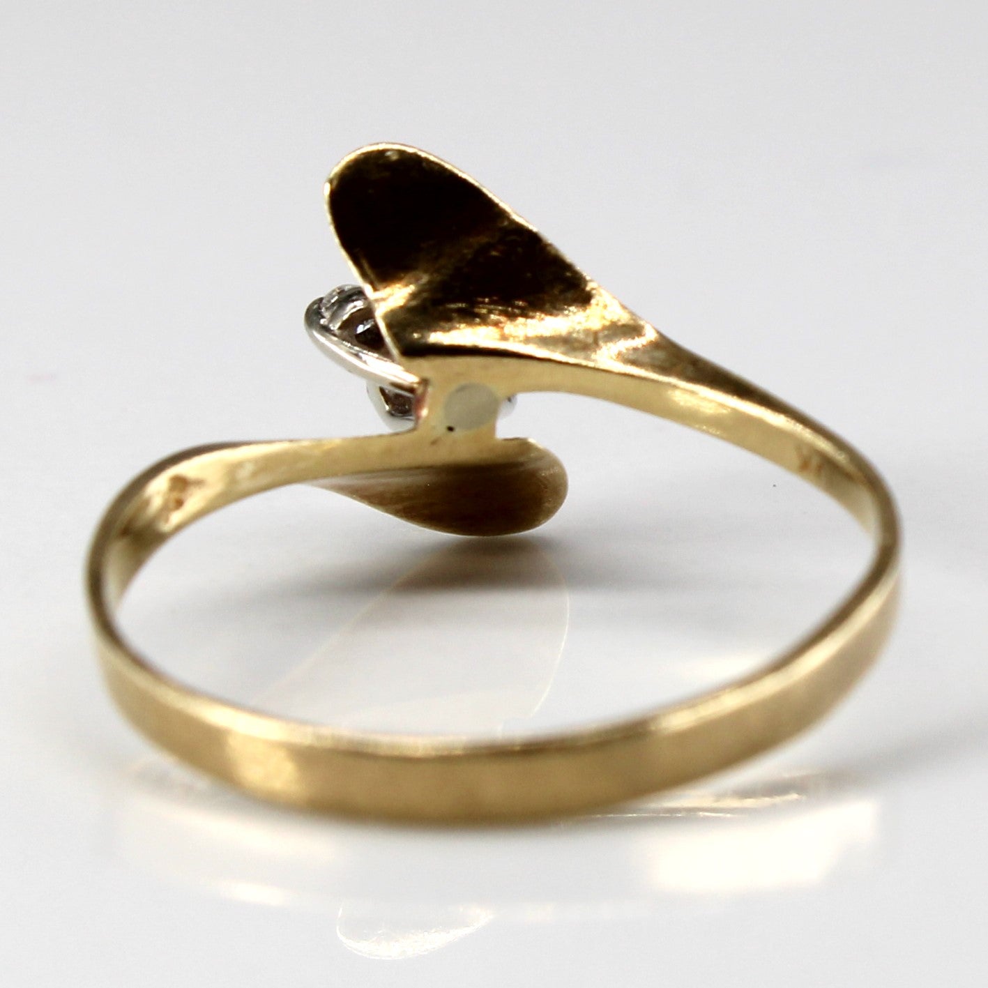 Bypass Cluster Diamond Ring | 0.08ctw | SZ 5.5 |