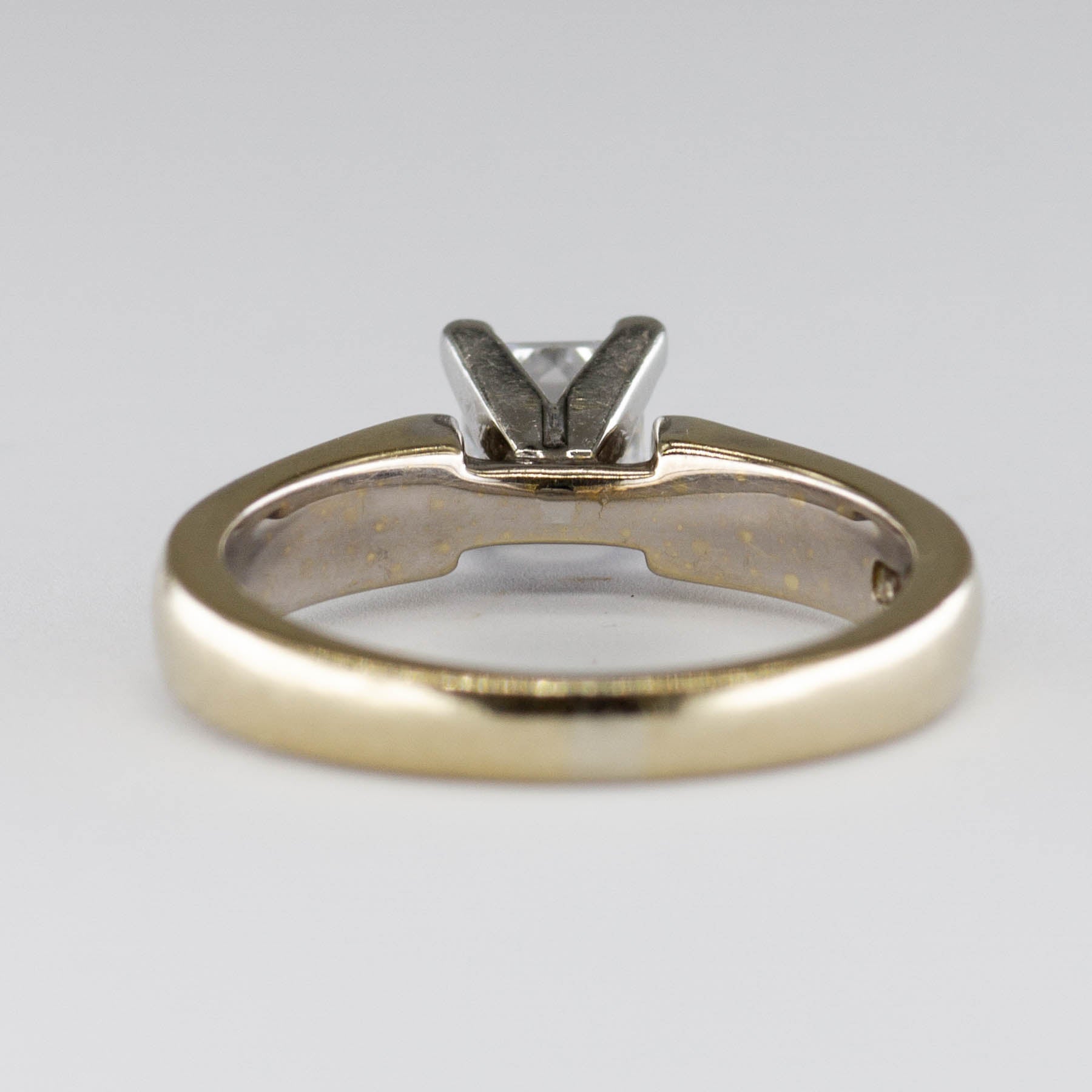 Solitaire Princess Diamond Engagement Ring | 0.45ct | SZ 4.5 |