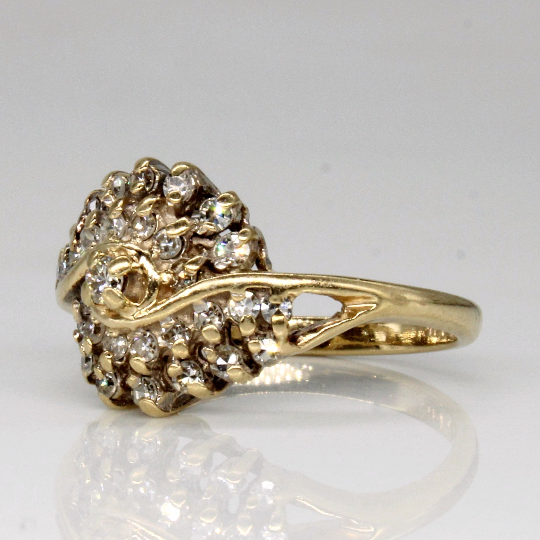 Bague cascade de diamants | 0,33 ct | Taille 5 |
