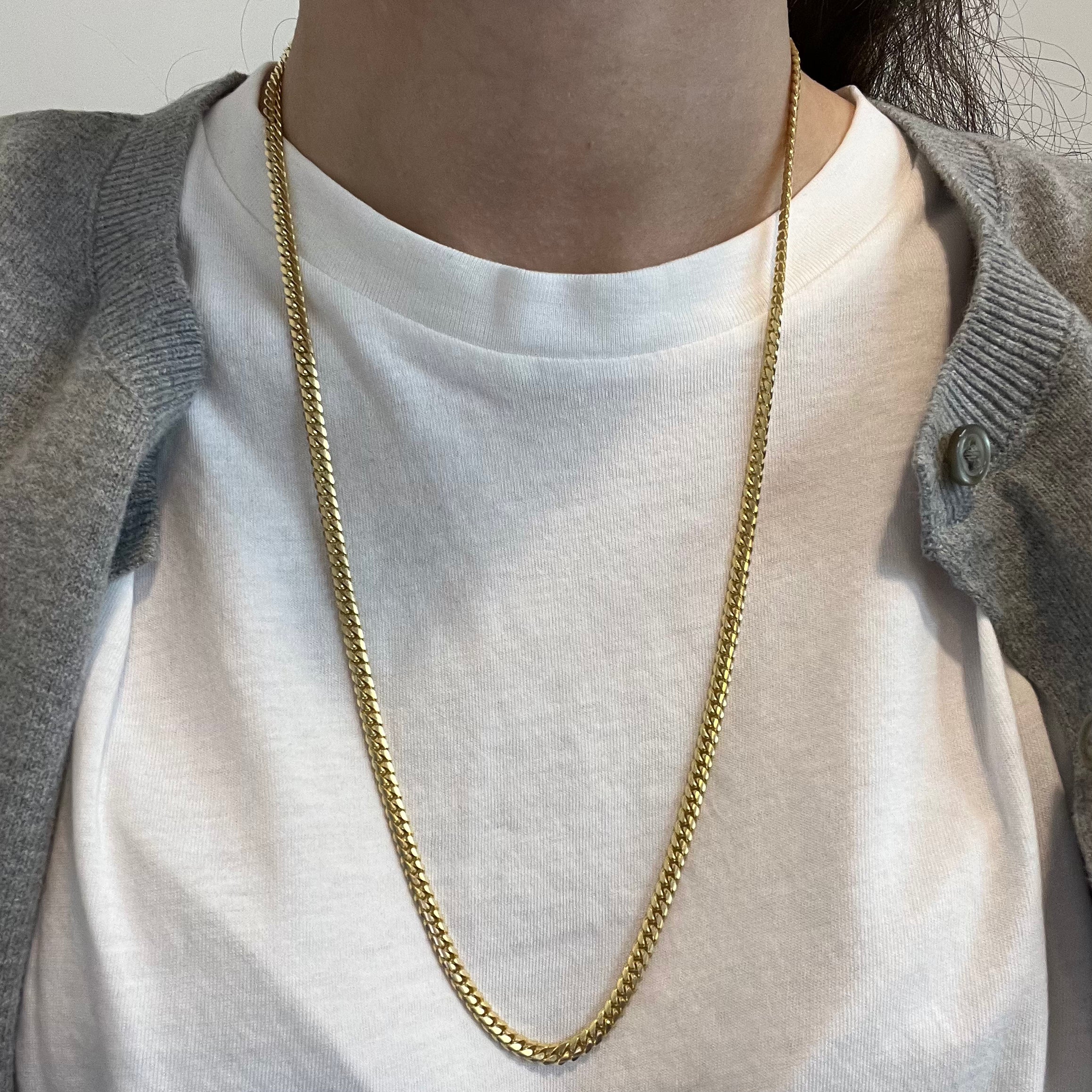 18k Yellow Gold Cuban Link Chain | 24" |