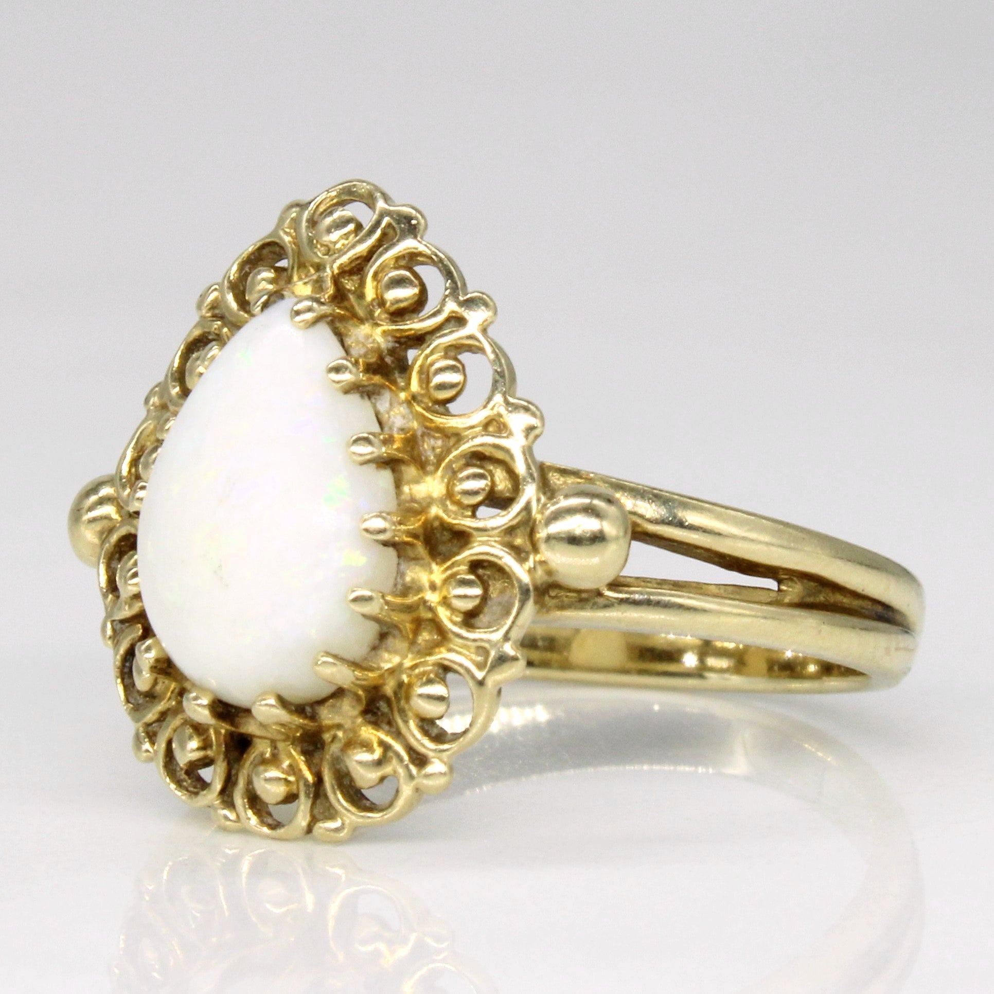 Opal Ornate Ring | 0.90ct | SZ 5.75 |