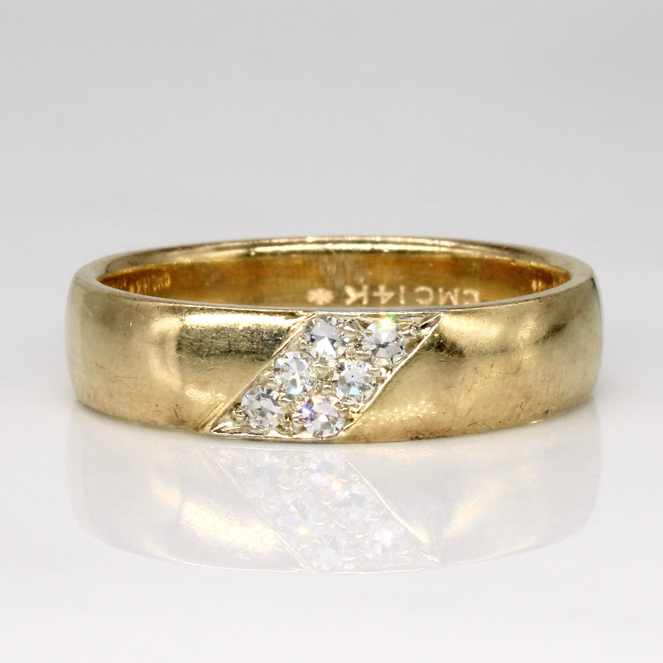 Diamond Waterfall Ring | 0.15ctw | SZ 10.5 |