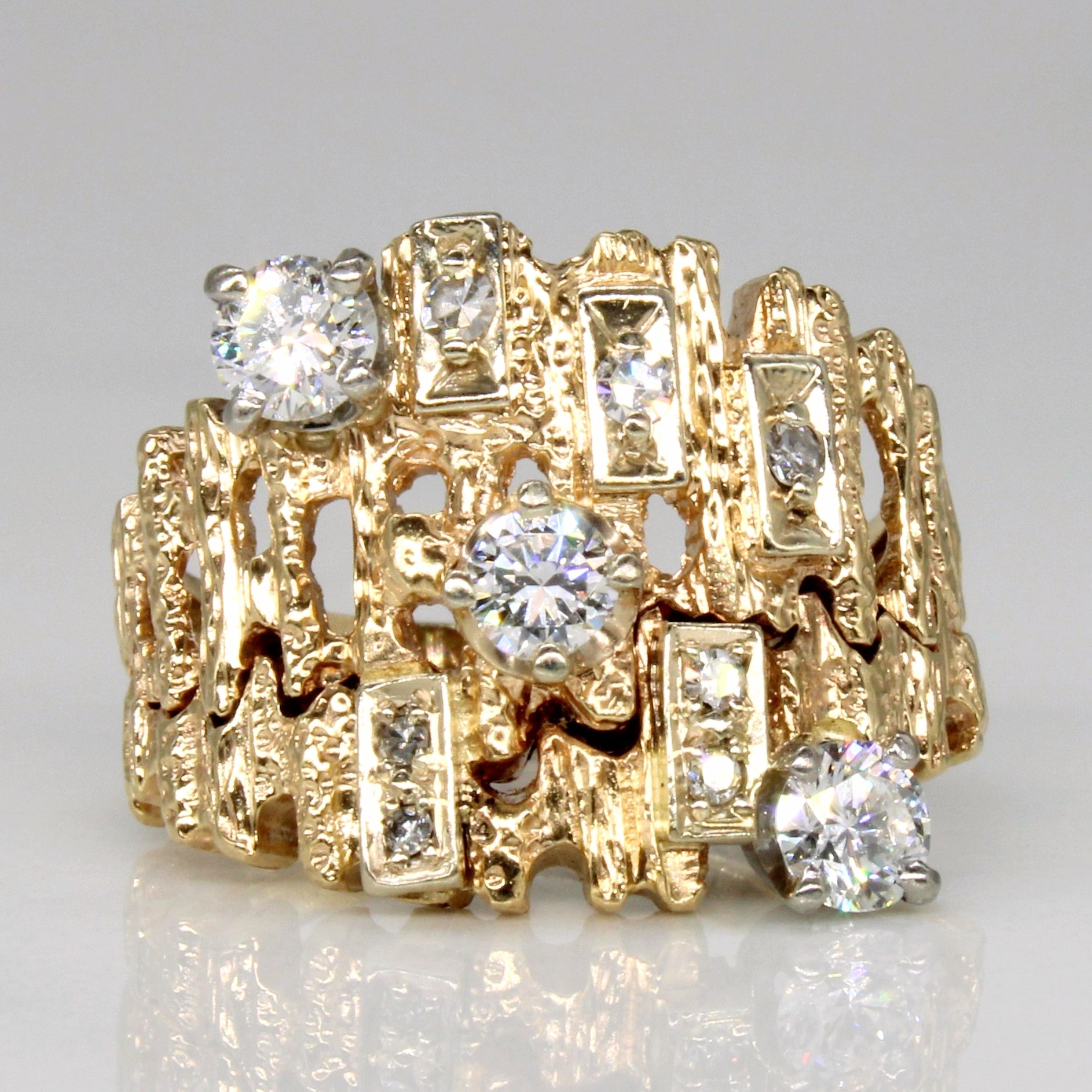 Diamond Fused Rings | 0.47ctw | SZ 4.5 |