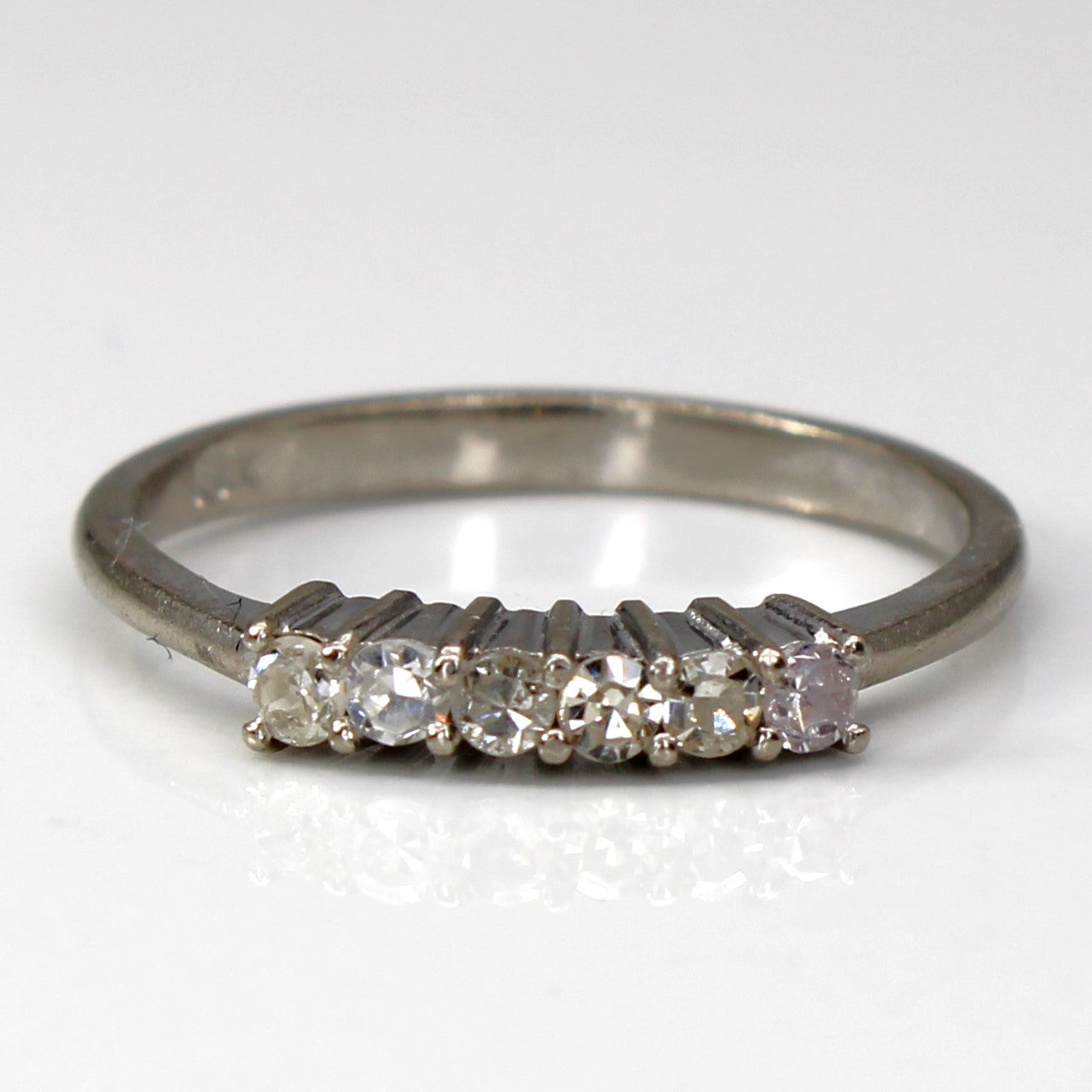 Six Stone Diamond Ring | 0.18ctw | SZ 6 |