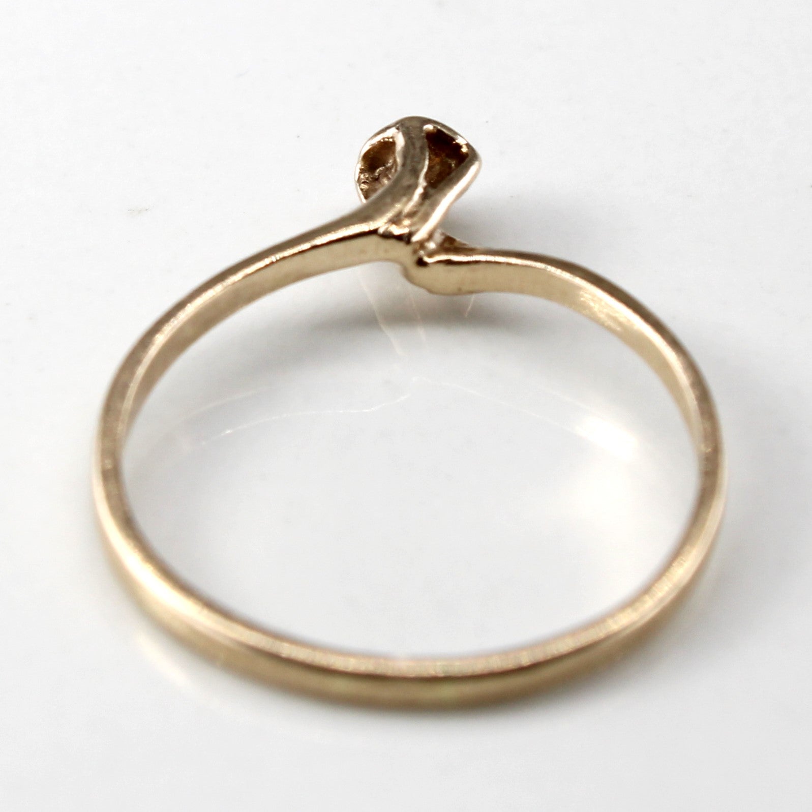 Diamond Petite Gold Ring | 0.01ct | SZ 4 |