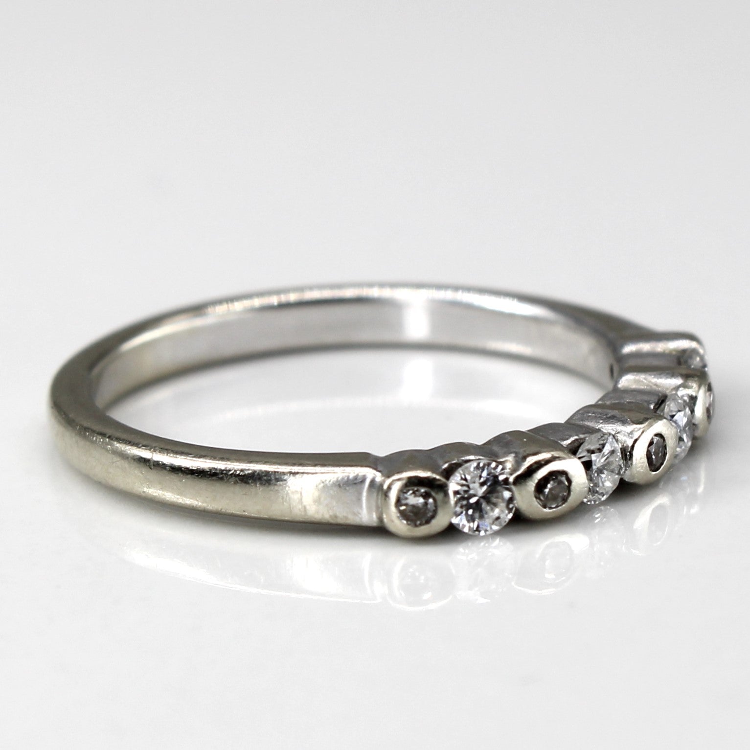 Tension Set Diamond Wedding Ring | 0.17ctw | SZ 5 |