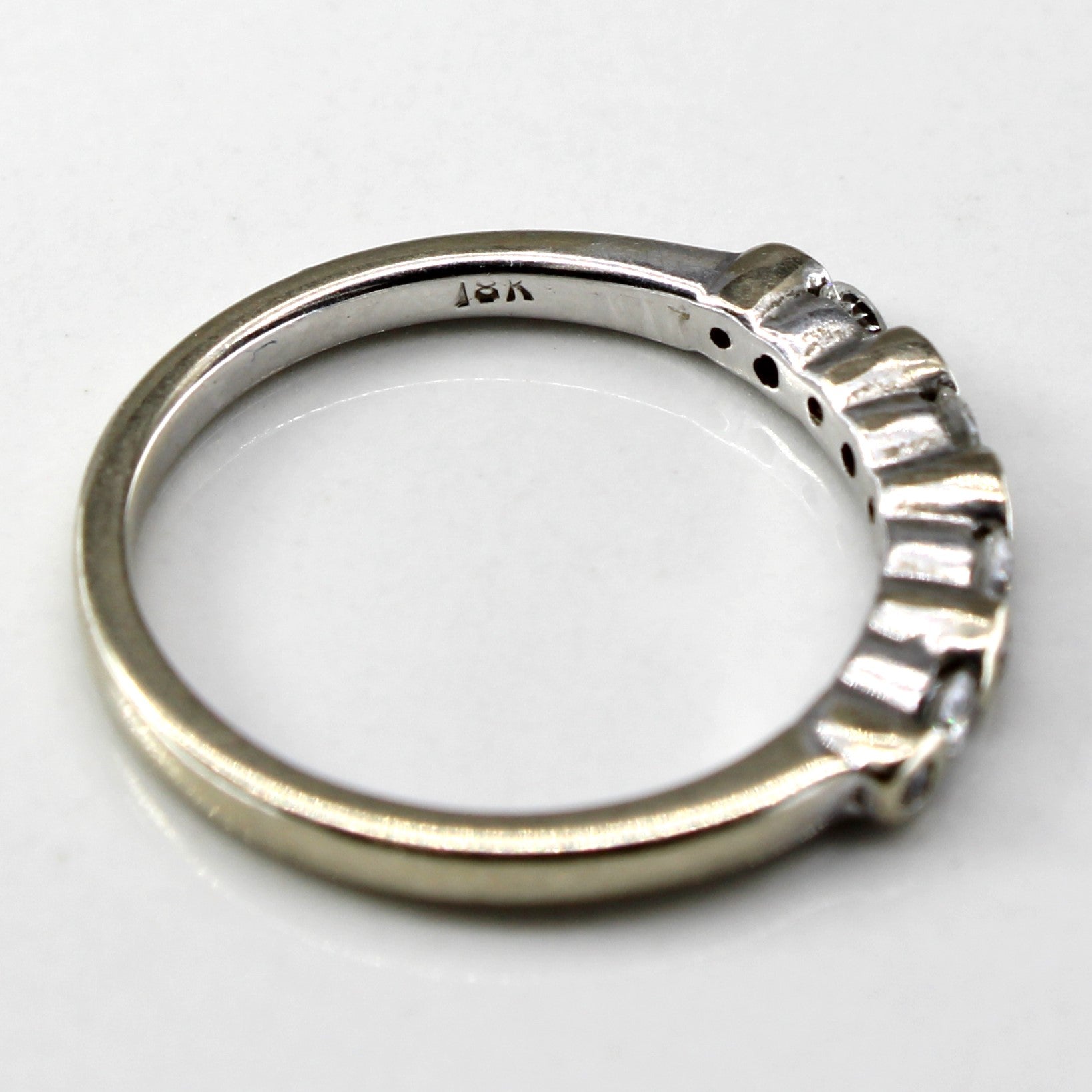 Tension Set Diamond Wedding Ring | 0.17ctw | SZ 5 |