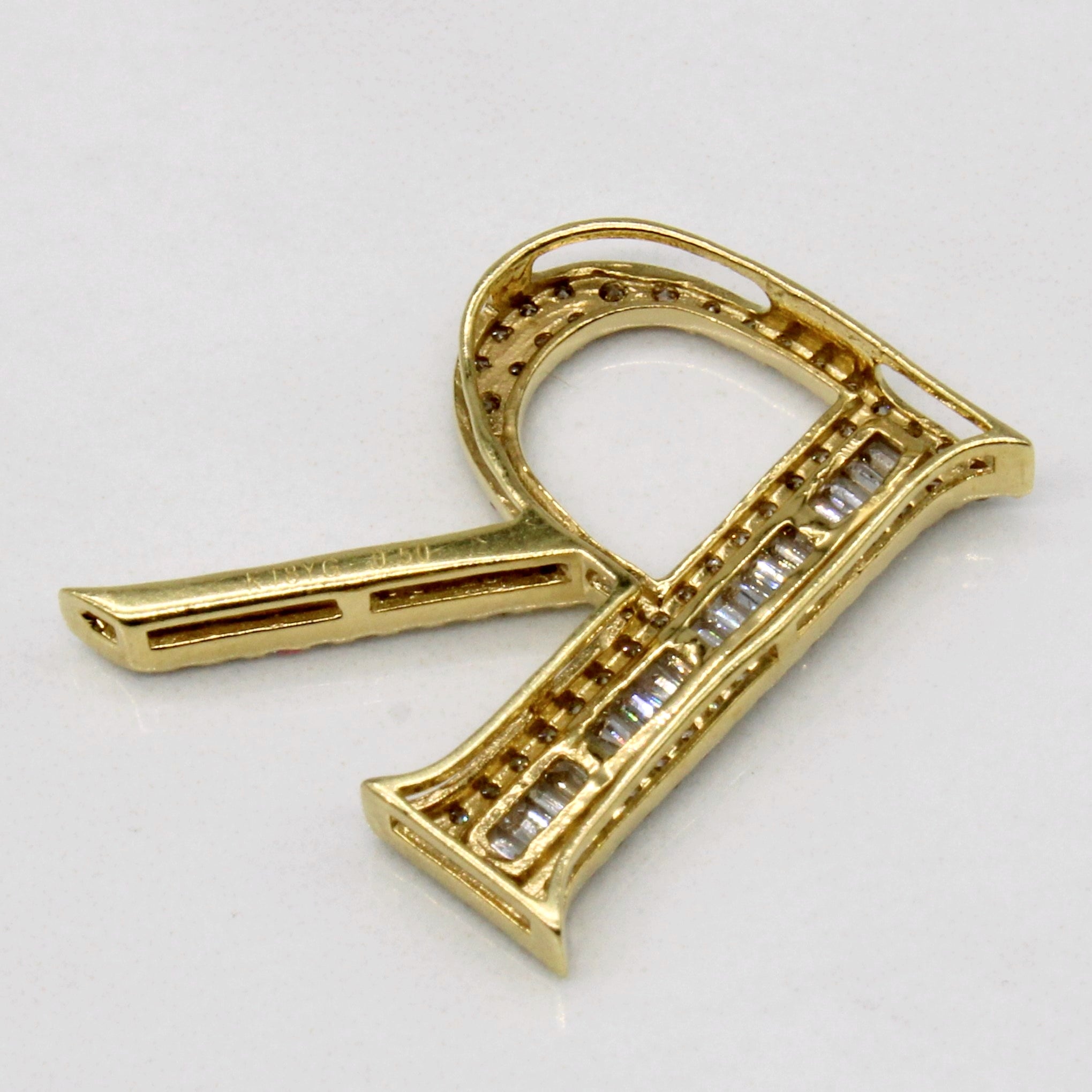 Diamond 'R' Pendant | 0.50ctw |