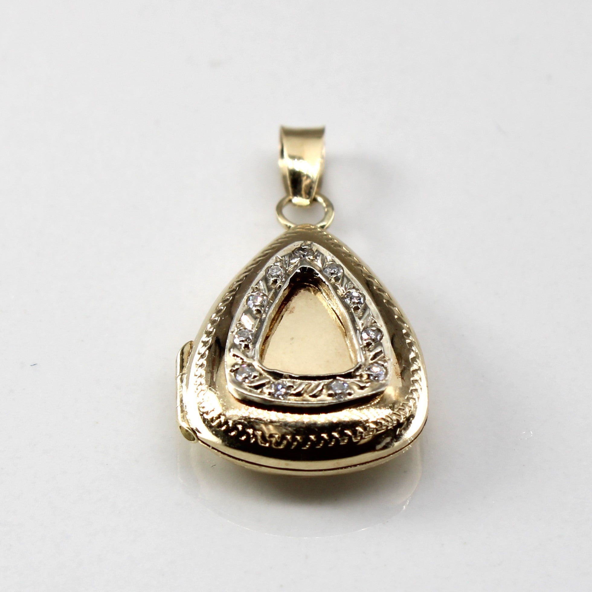 Diamond Drop Locket | 0.06ctw |