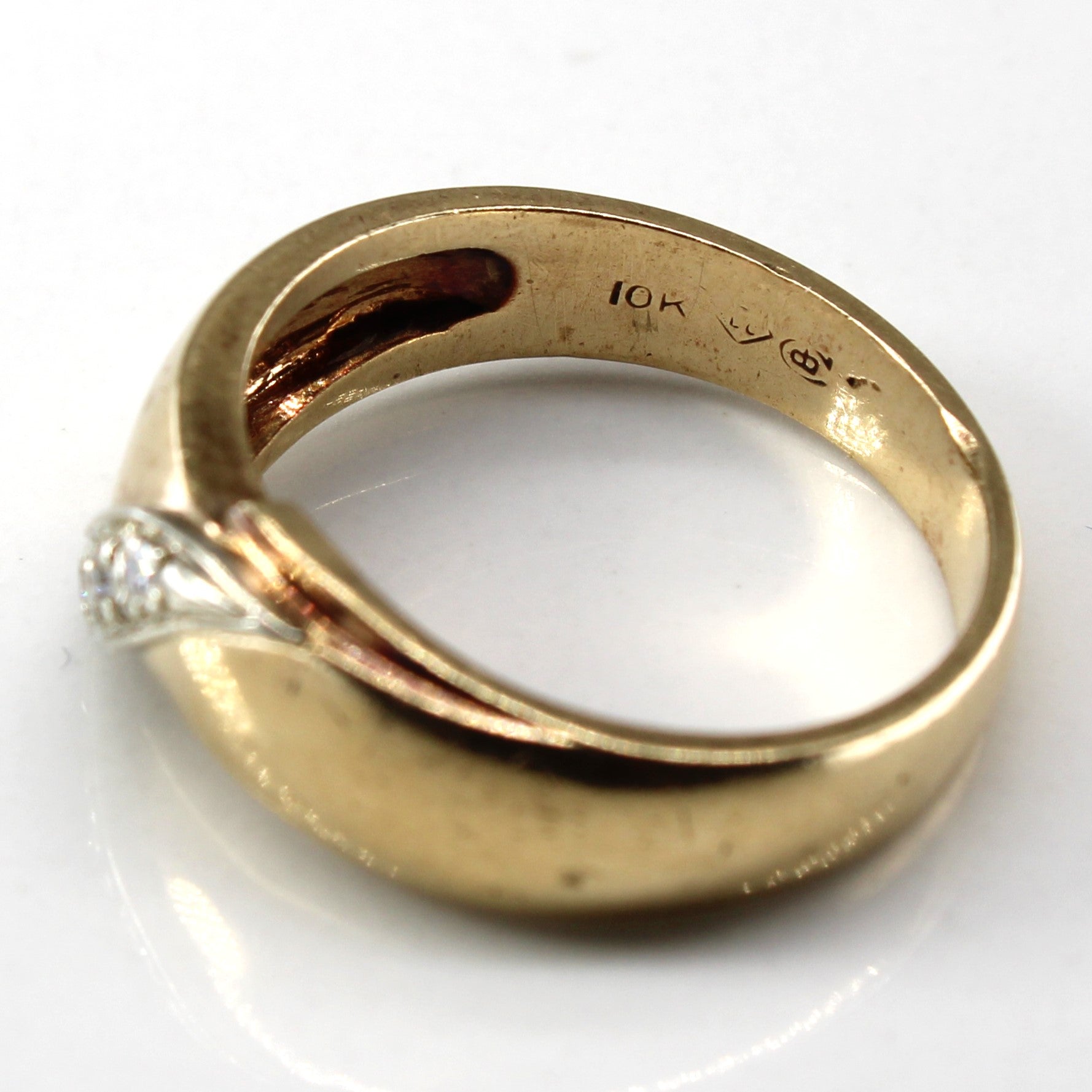 Diamond Gold Band | 0.06ctw | SZ 6.5 |
