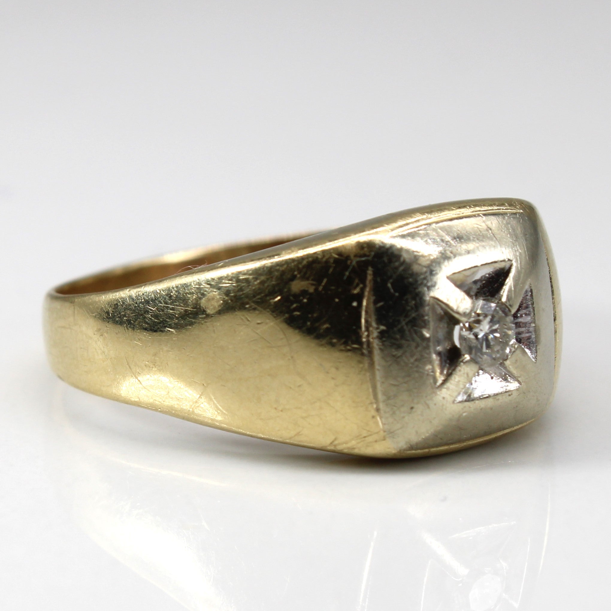 Claw Set Diamond Ring | 0.12ct | SZ 11.5 |
