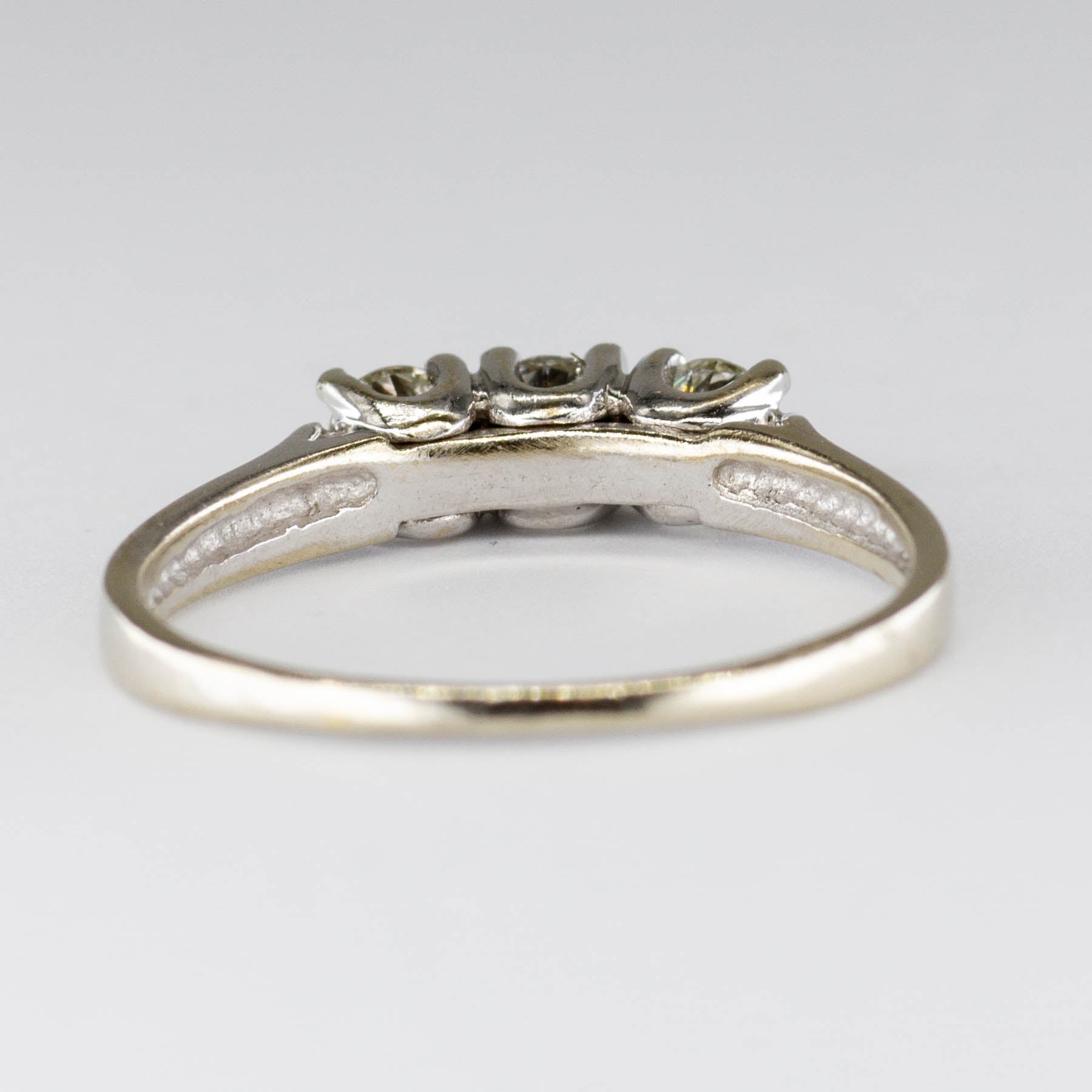 Three Stone Diamond Ring | 0.47ctw | SZ 7.75 |