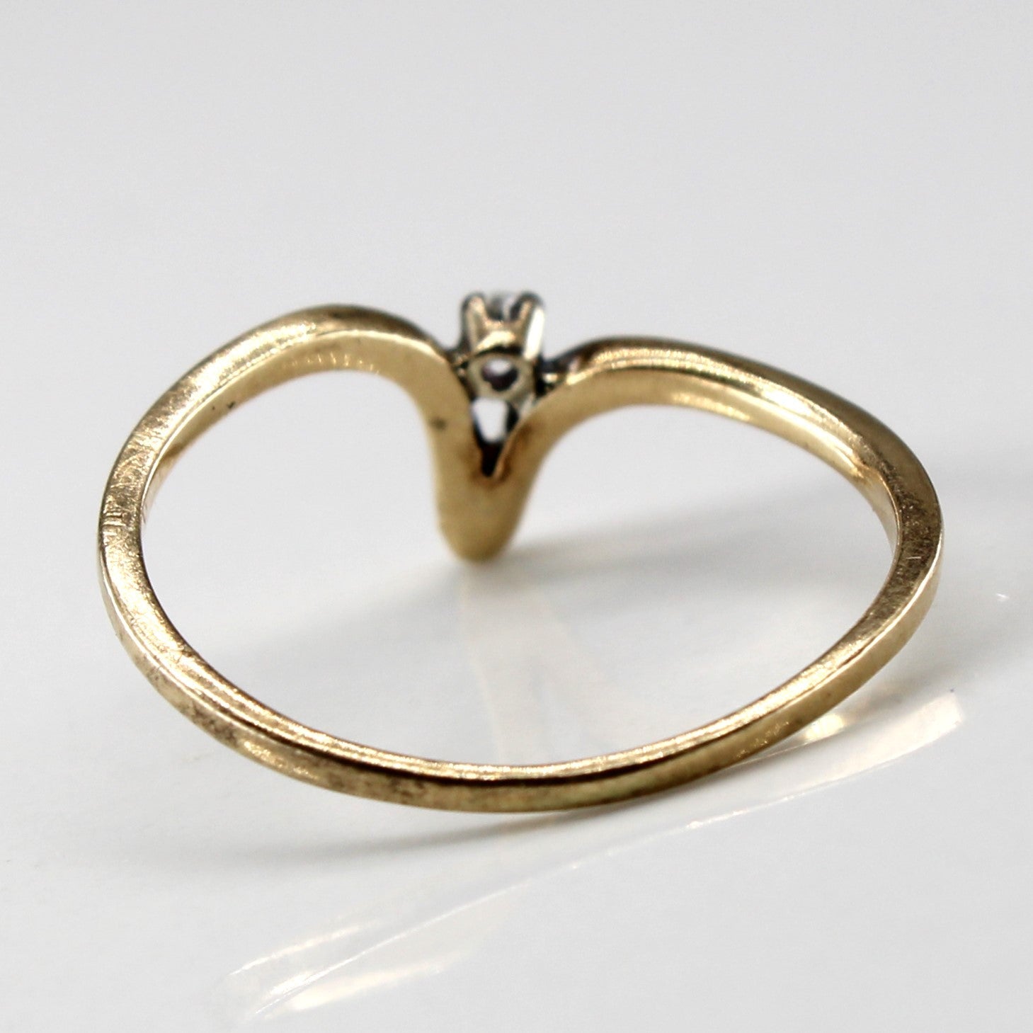 Chevron Diamond Ring | 0.01ct | SZ 3.75 |
