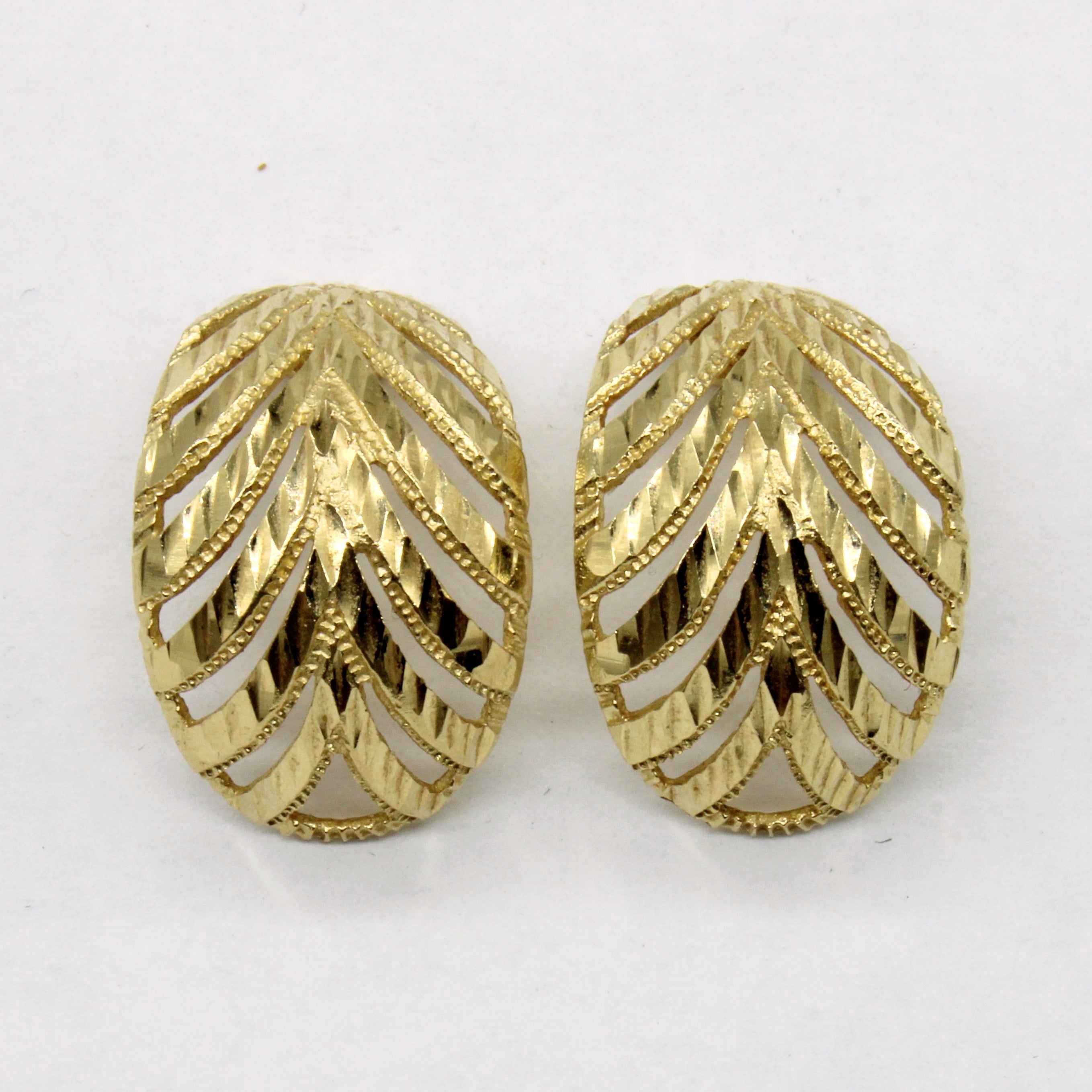 14k Yellow Gold Earrings