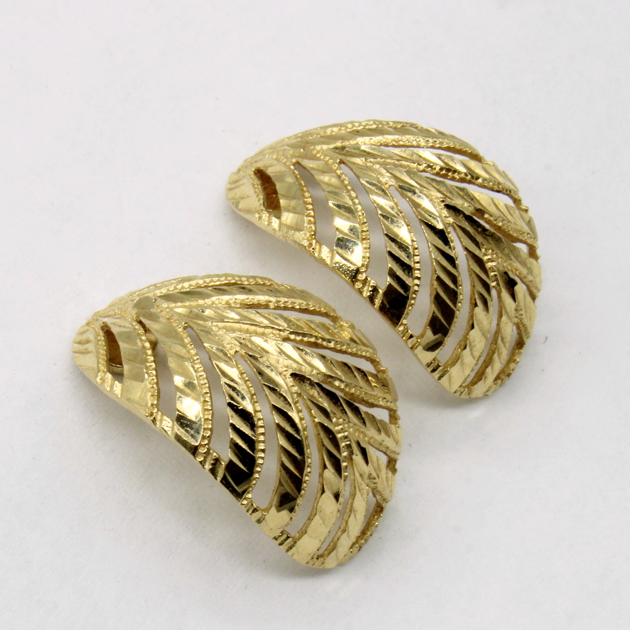 14k Yellow Gold Earrings