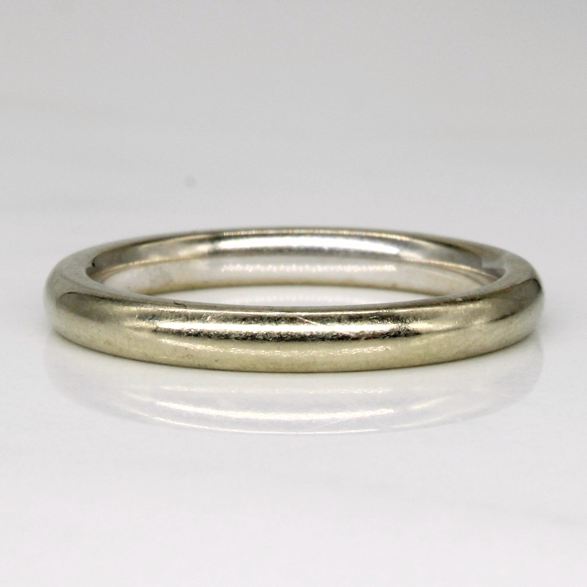 18k White Gold Band | SZ 7 |