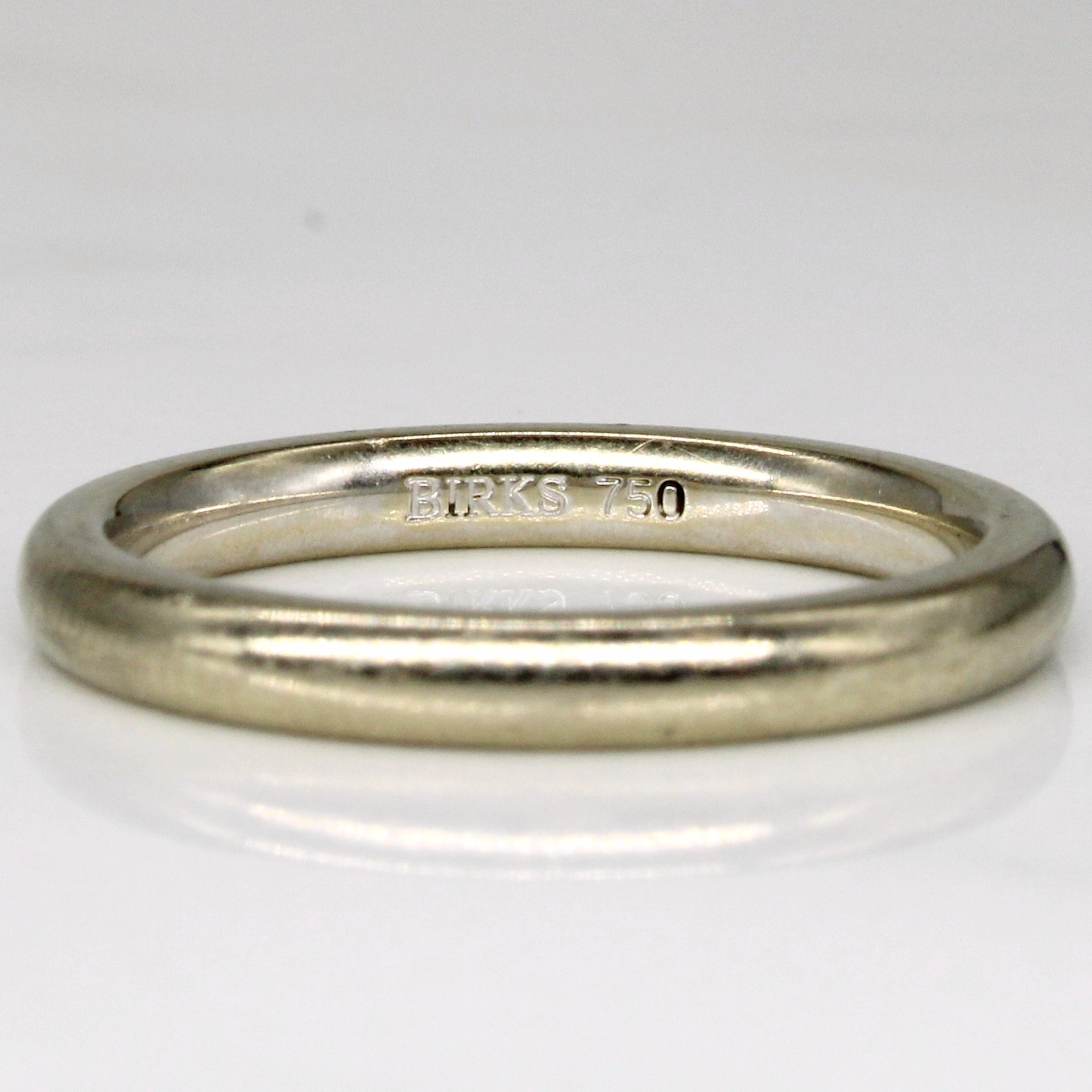 18k White Gold Band | SZ 7 |