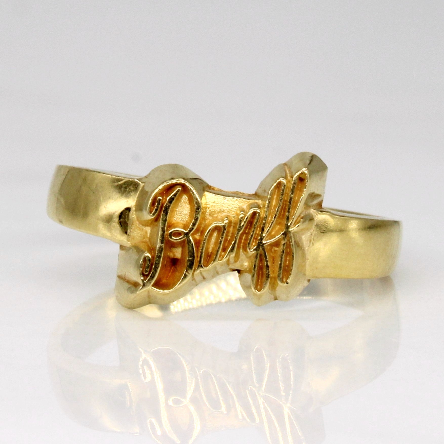 Bague Banff en or jaune 18 carats | Taille 5,75 |