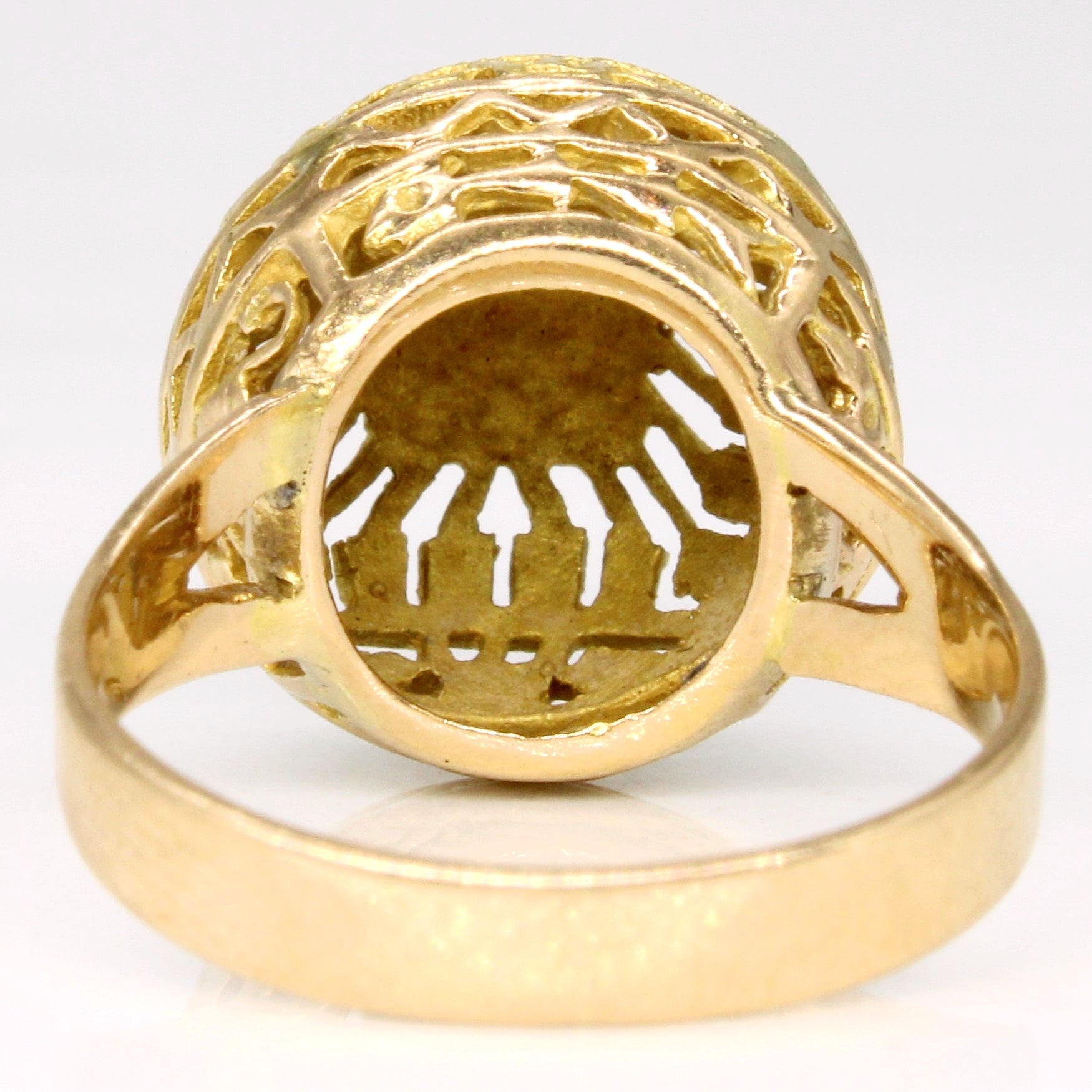 20k Yellow Gold Dome Ring | SZ 4.75 |