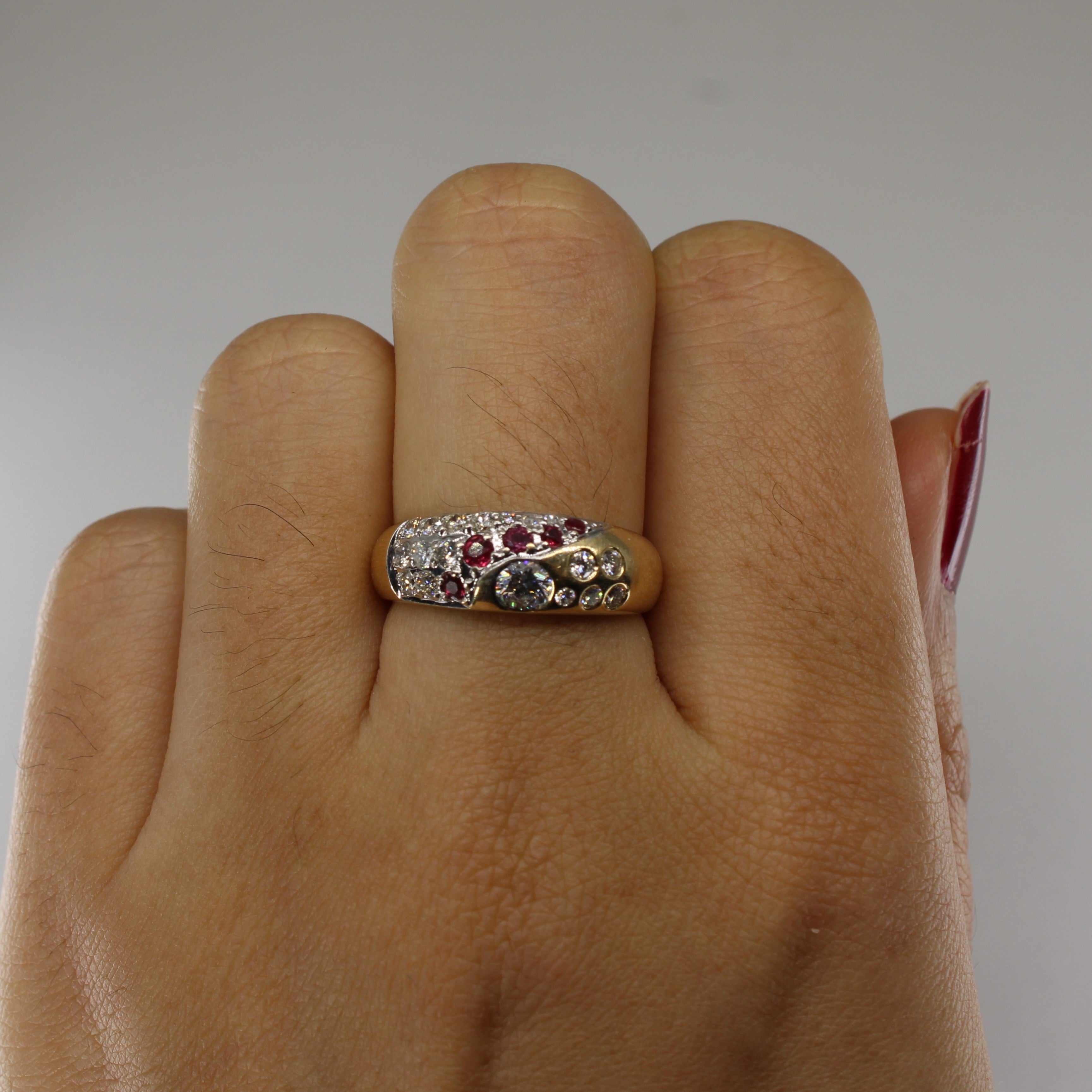 Diamond & Rubies Band | 0.54ctw | 0.17ctw | SZ 6.75 |