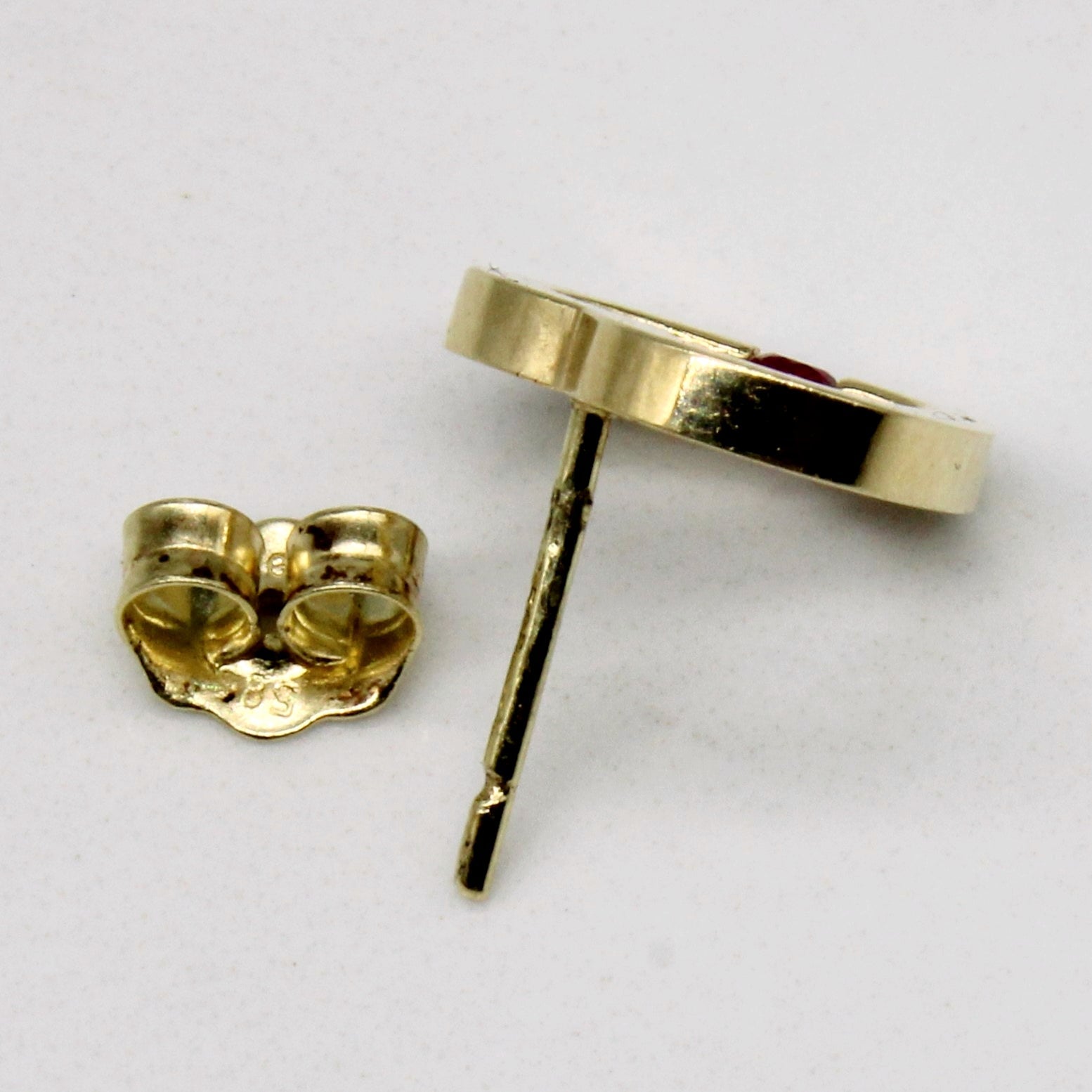 Ruby Heart Earrings | 0.05ctw |