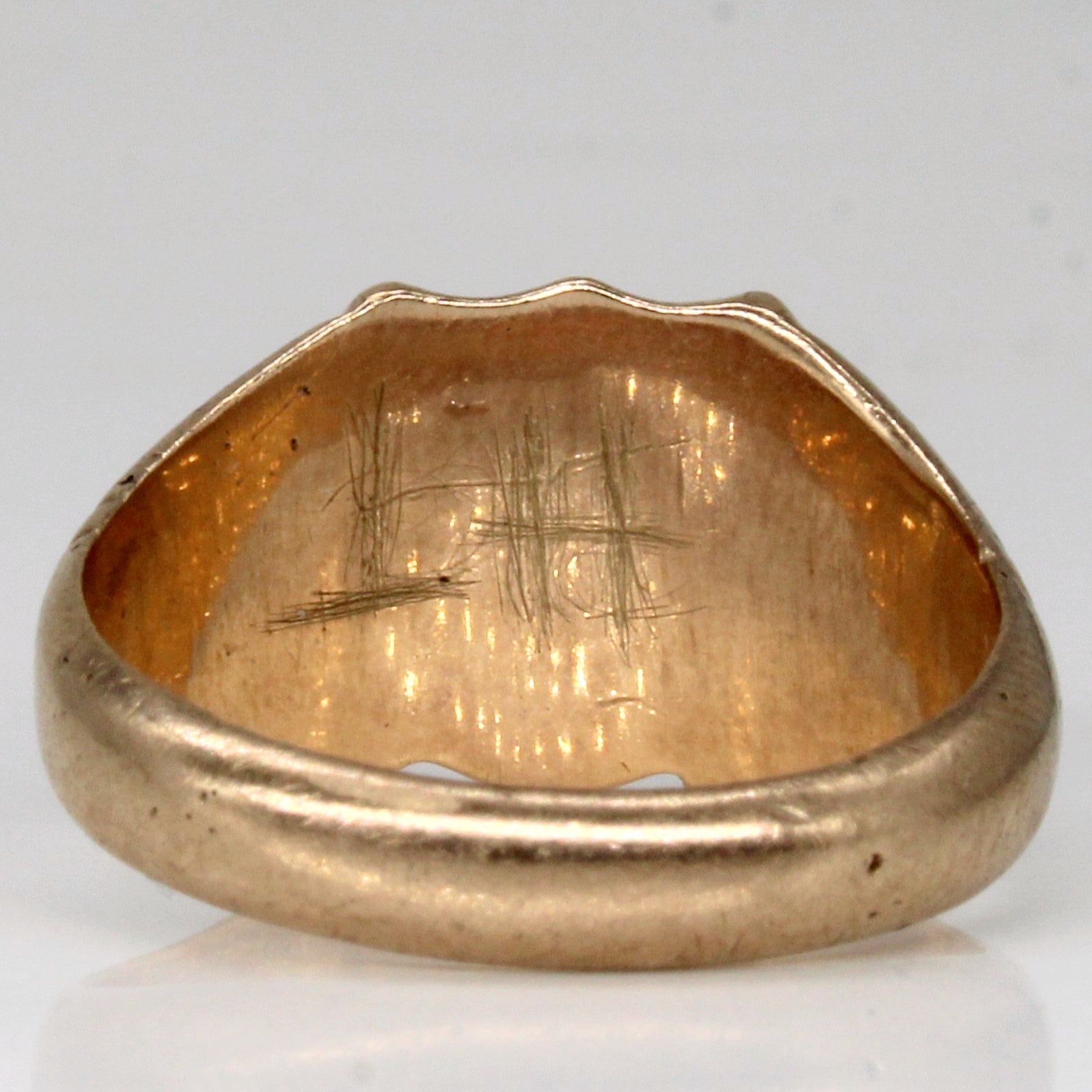 10k Yellow Gold Signet Ring | SZ 10 |