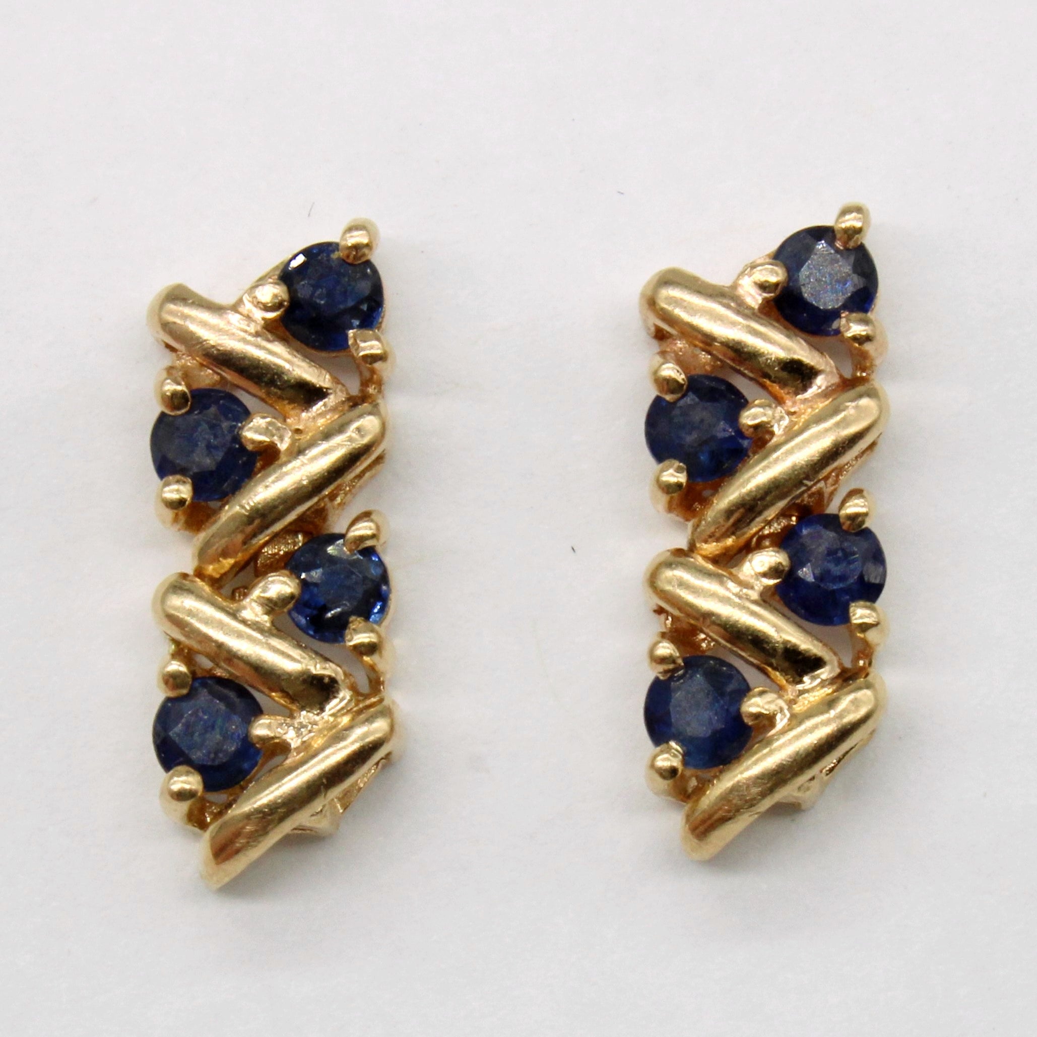 Sapphire Earrings | 0.40ctw |