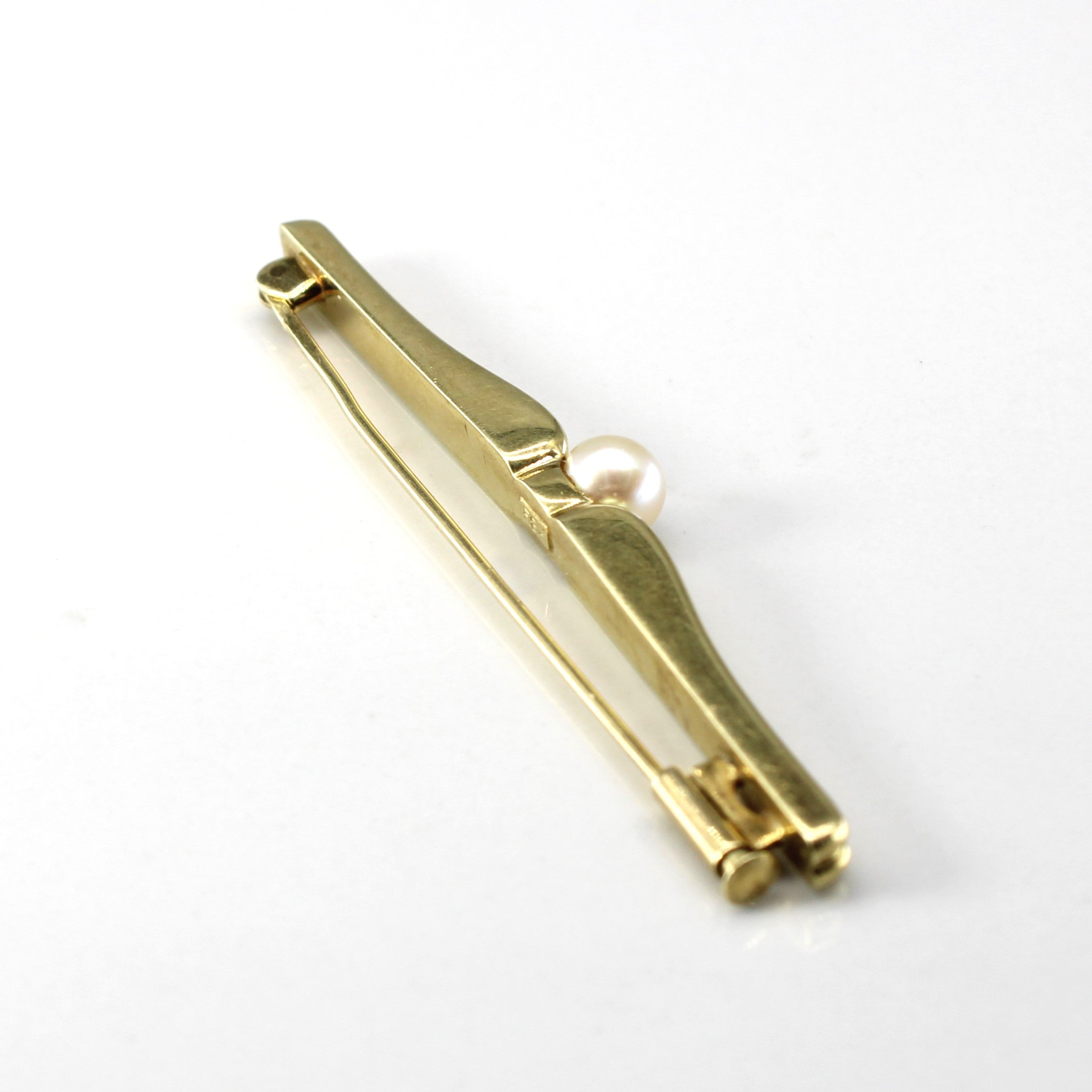 Pearl Gold Brooch