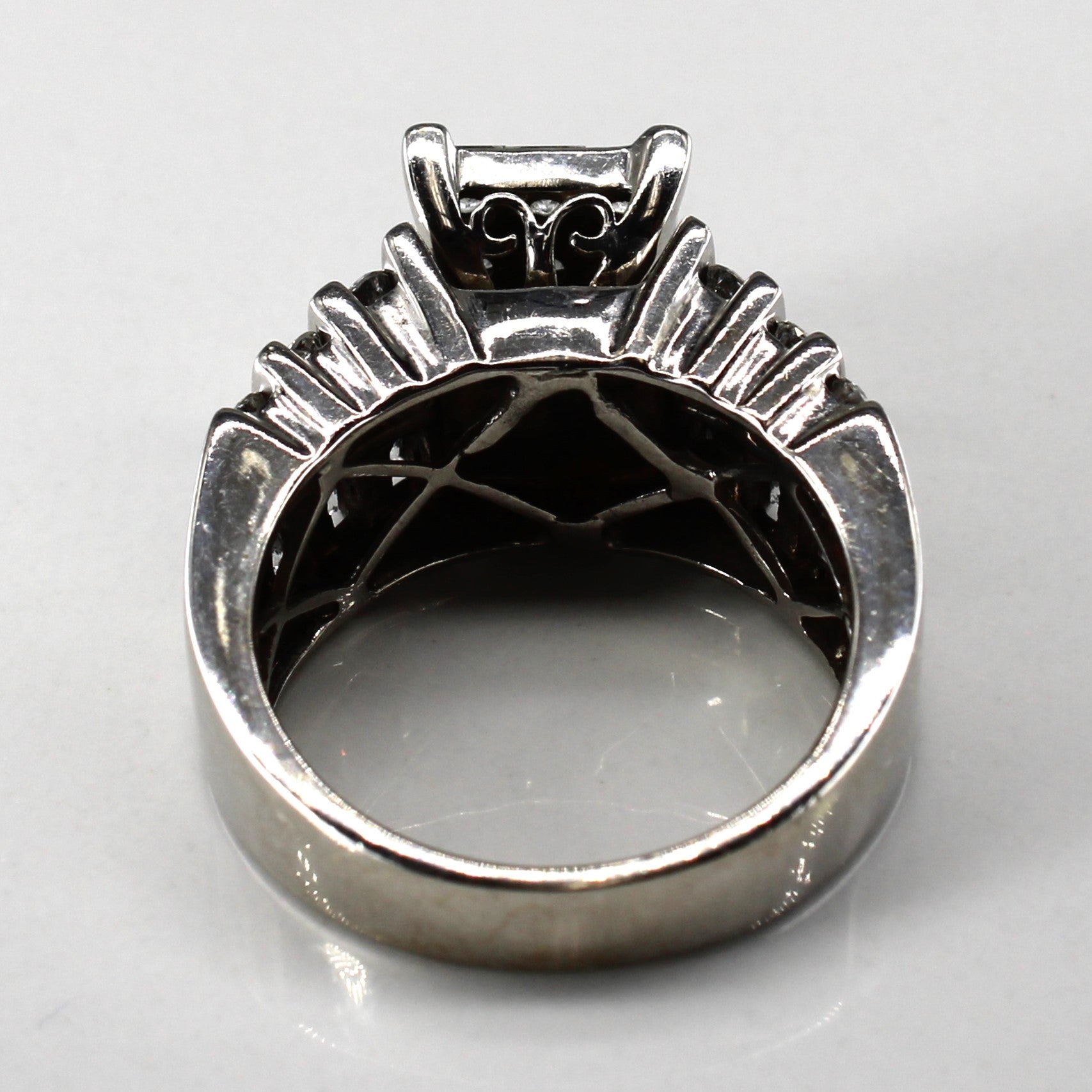 High Set Cluster Diamond Ring | 2.28ctw | SZ 7.75 |