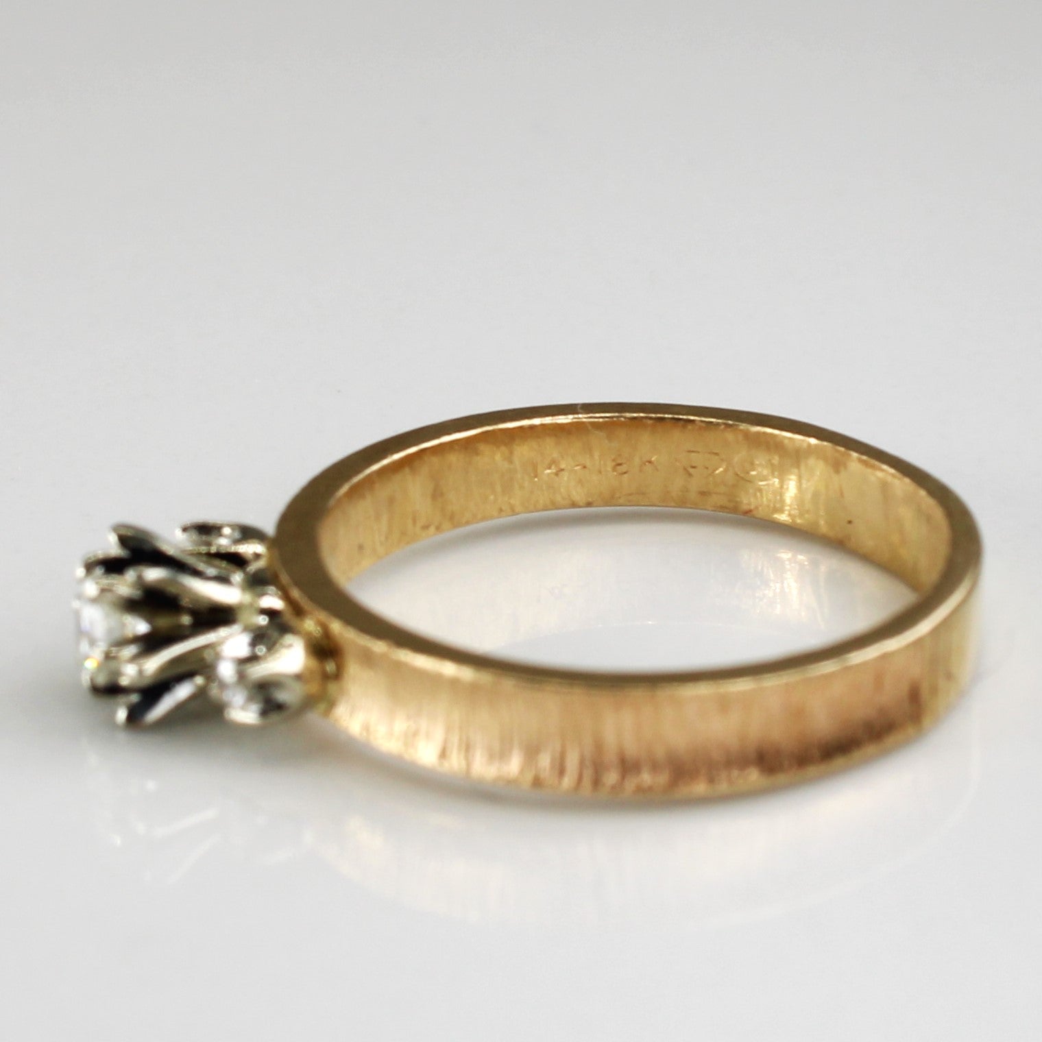 Three Stone Diamond Ring | 0.17ctw | SZ 7.25 |