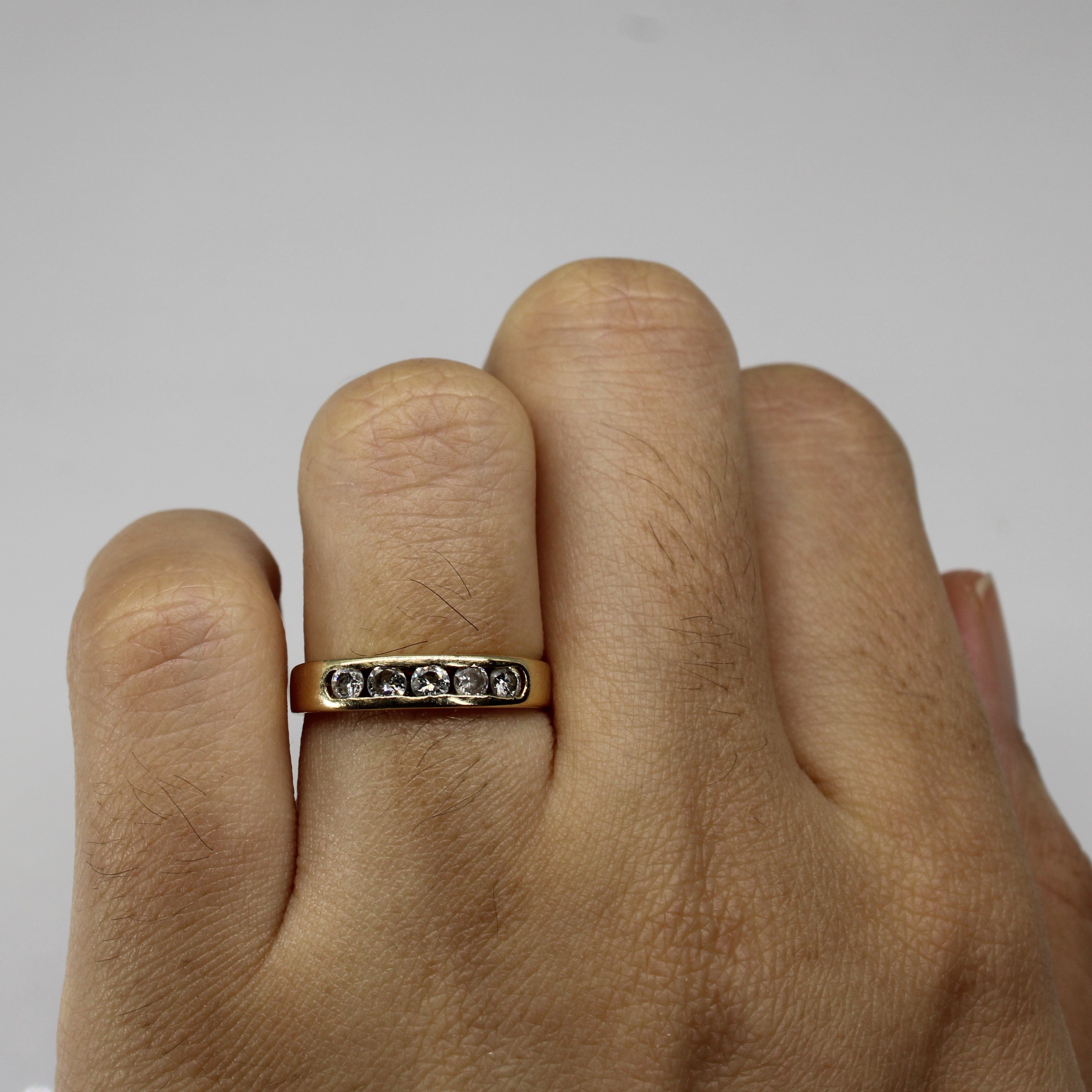 Channel Set Diamond Band | 0.33ctw | SZ 5.5 |