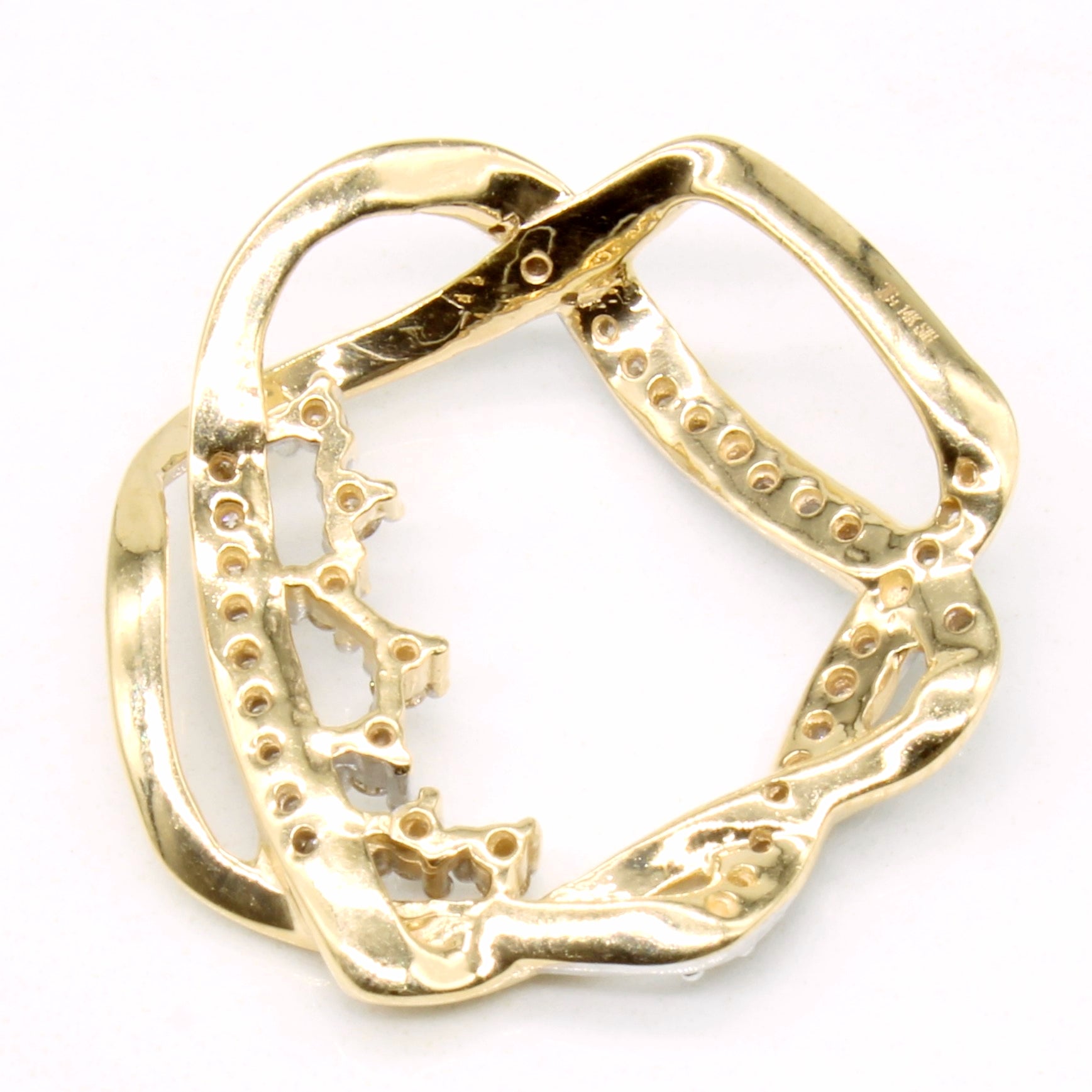 Pendentif abstrait en diamant | 0,20 ct |