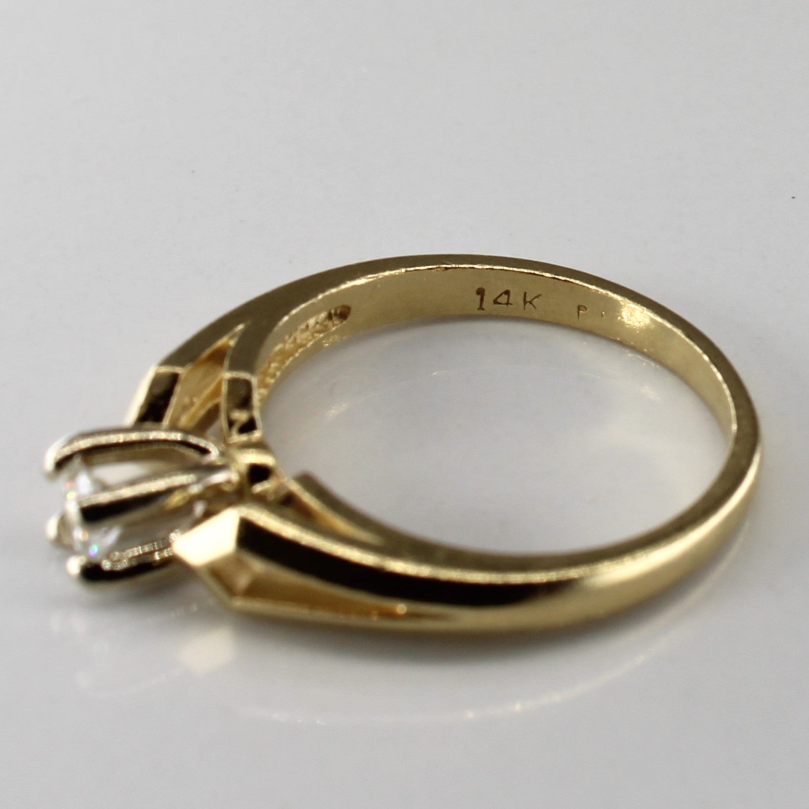 Solitaire Diamond Ring | 0.18ct | SZ 6.5 |