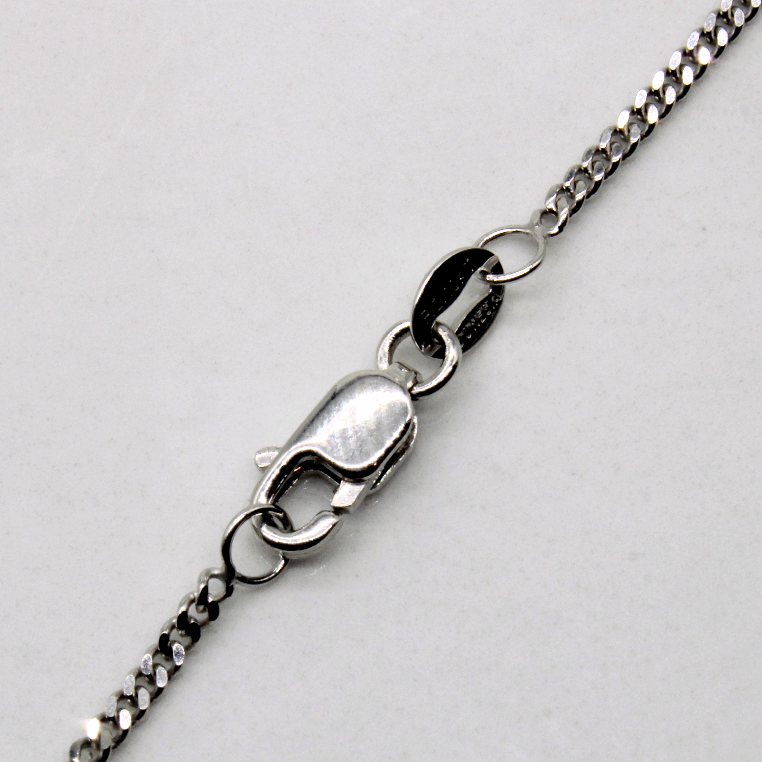 Collier pendentif diamant taille poire | 1,00 ct | 45,7 cm |