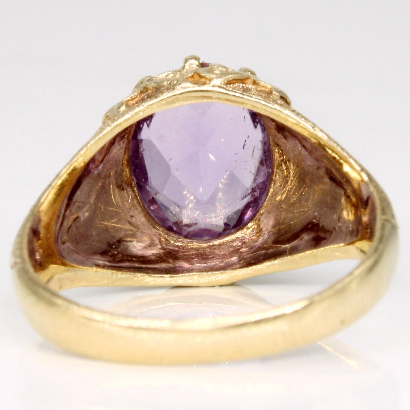 Bague cocktail en améthyste | 2,00 ct | Taille 6,25 |