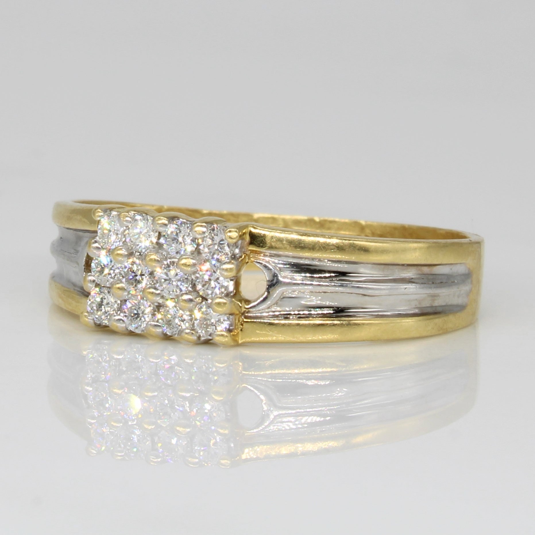 Diamond Cluster Ring | 0.28ctw | SZ 10 |