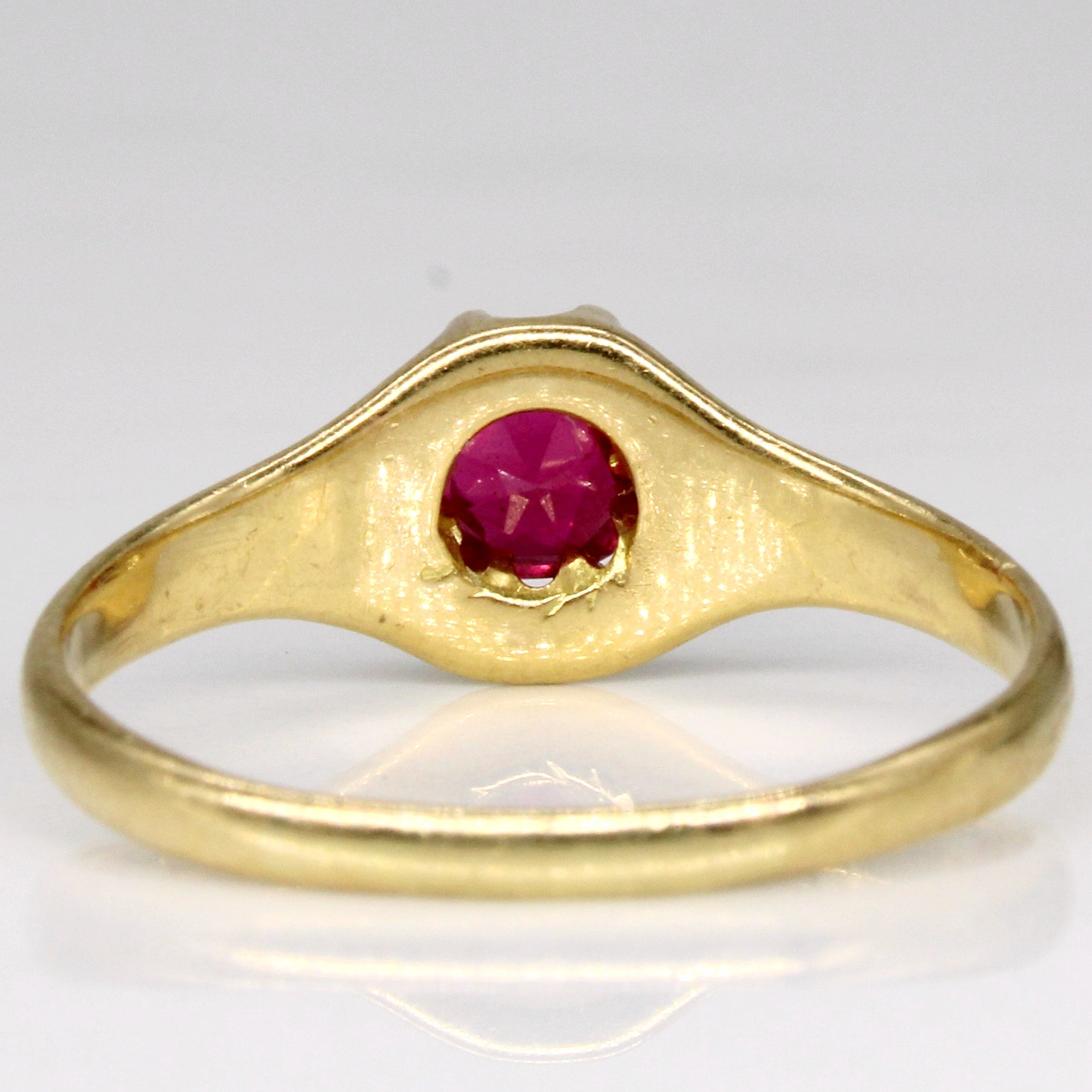 Synthetic Ruby Ring | 0.60ct | SZ 8.25 |