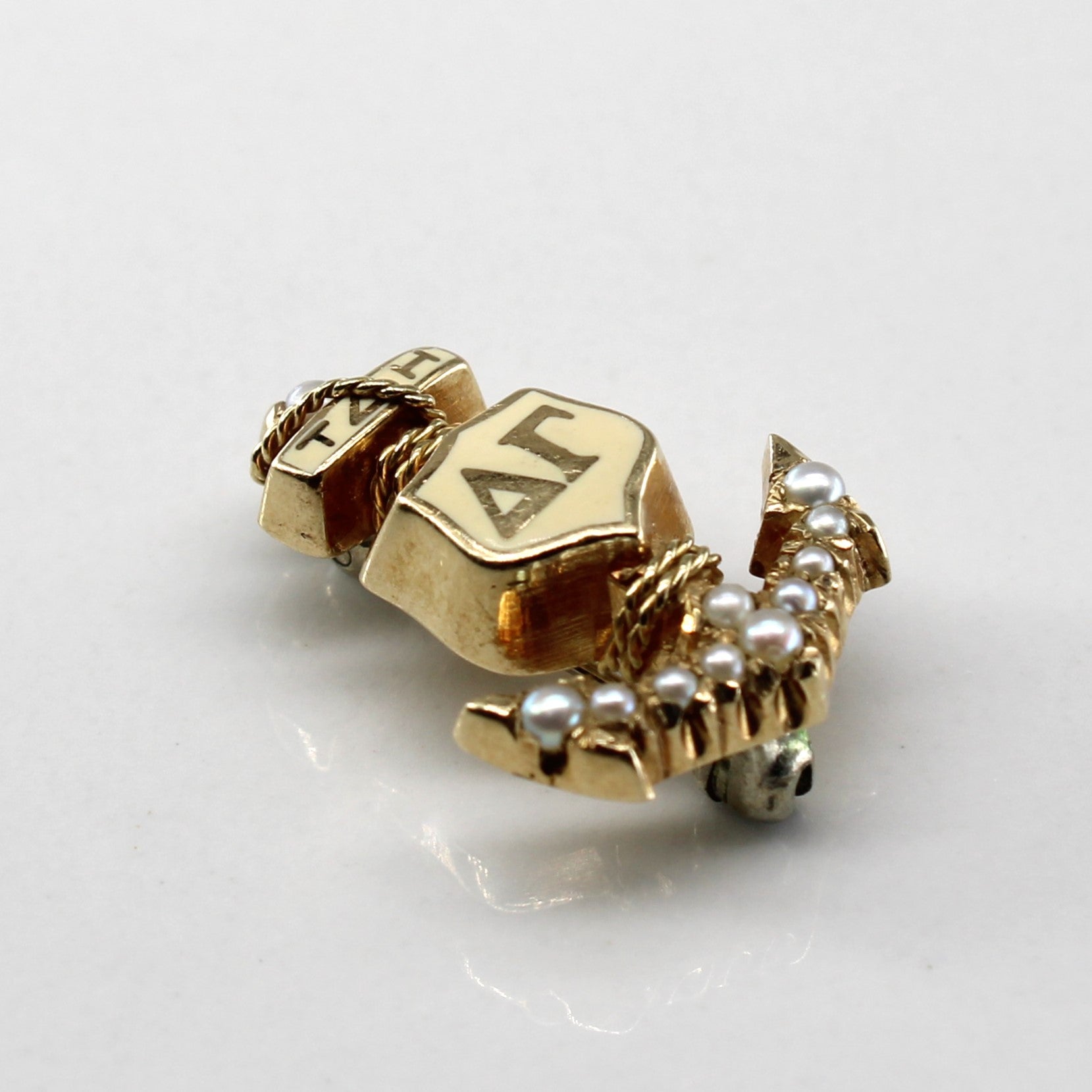 Vintage Pearl Fraternity Pin
