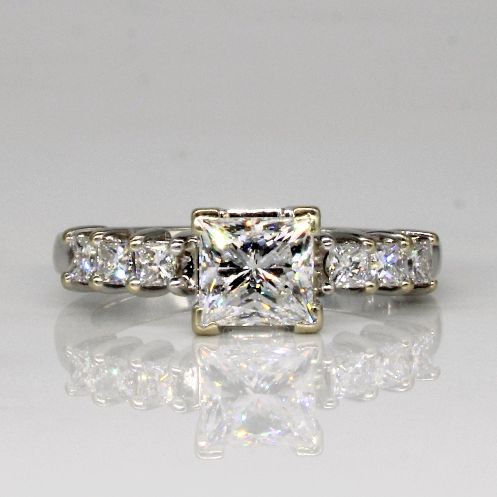 Princess Cut GIA Certified Diamond Engagement Ring | 1.43ctw | SZ 5.75 |