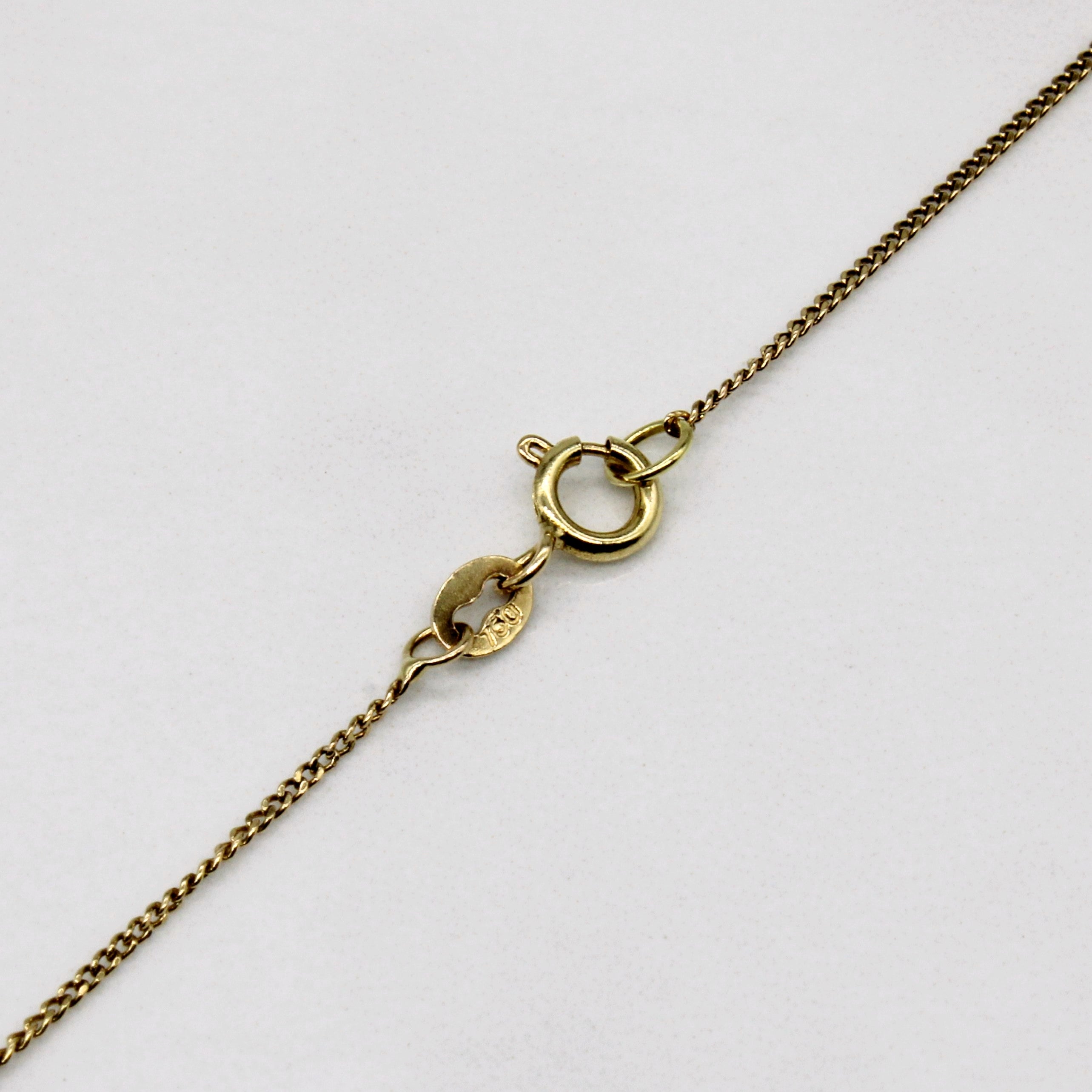 Collier pendentif en diamant taille ancienne et taille européenne ancienne, début des années 1900 | 0,91 ct | 48 cm |