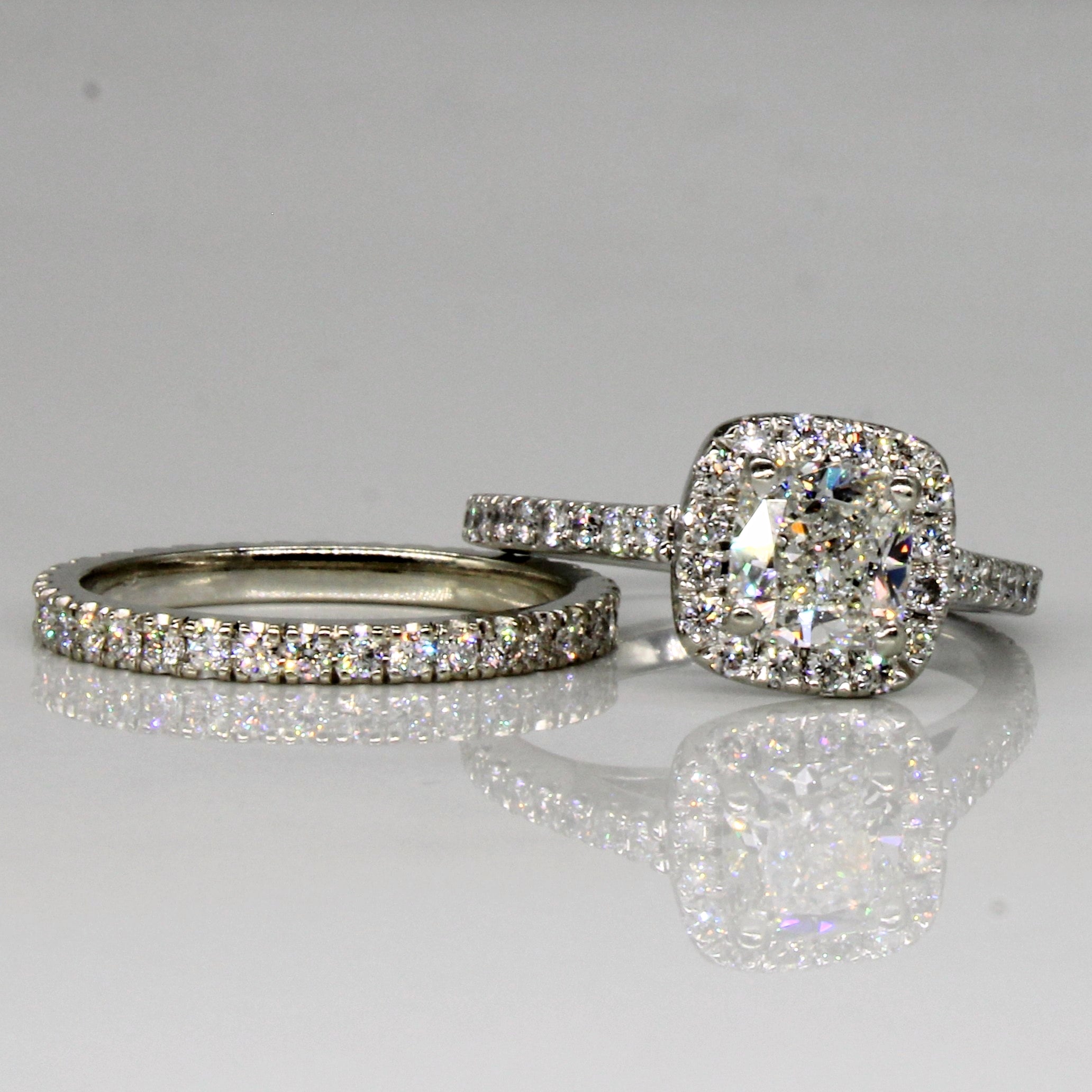 Alliance en diamant certifiée GIA | 1,65 ct VS2 G | Taille 3,75 |