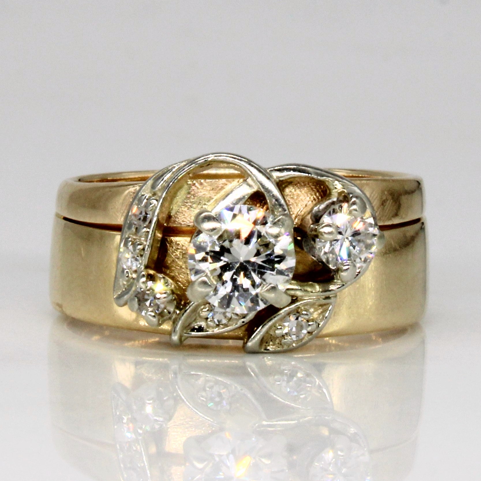 High Set Diamond Ring | 0.78ctw | SZ 8.25 |