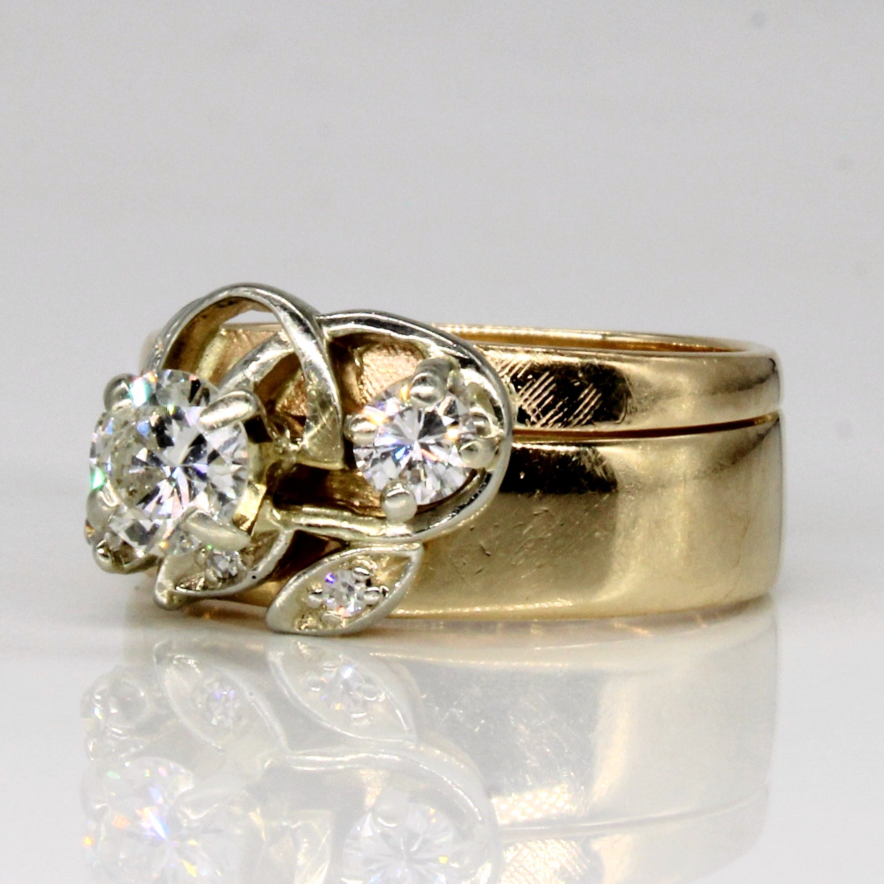 High Set Diamond Ring | 0.78ctw | SZ 8.25 |