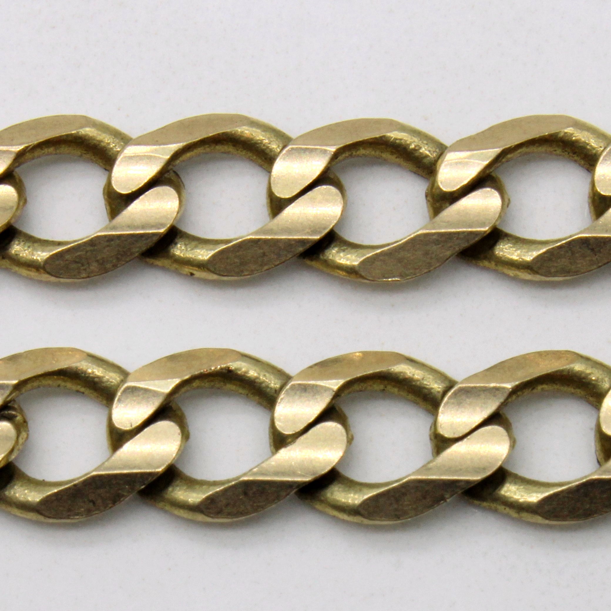 10k Yellow Gold Curb Link Chain | 22" |