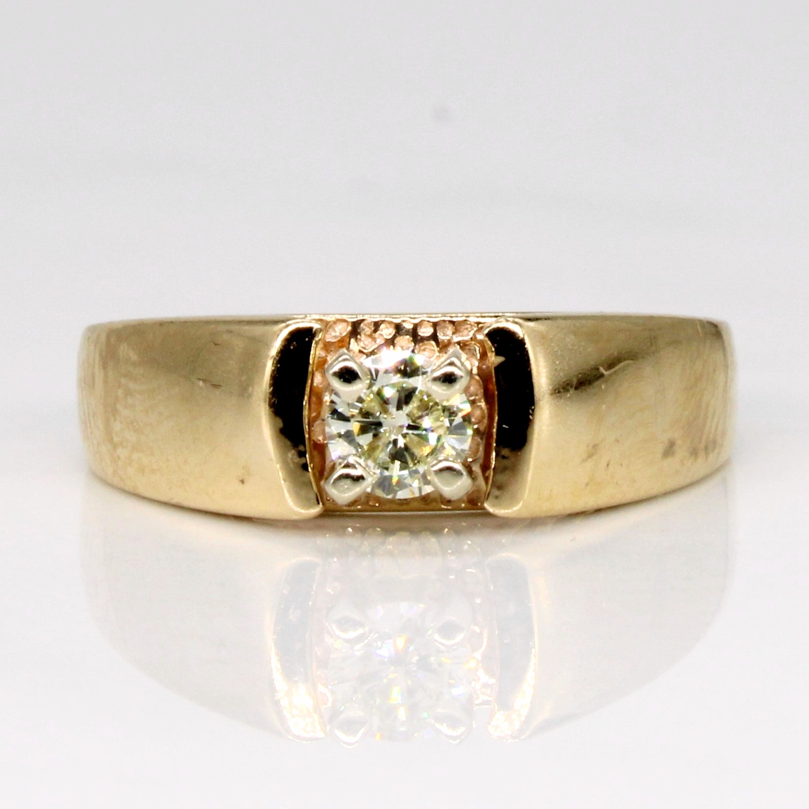 Cathedral Set Diamond Ring | 0.21ct | SZ 5.5 |