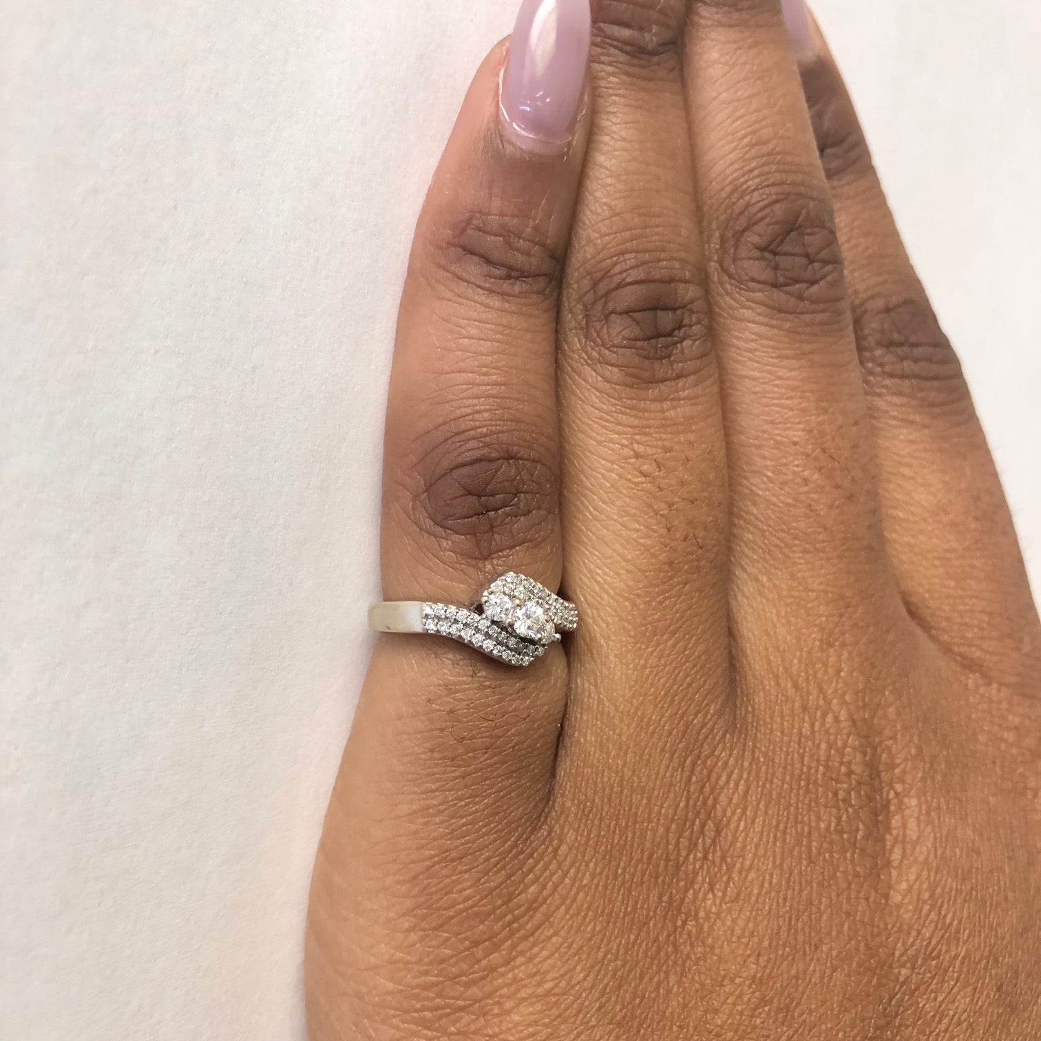 Bypass Diamond Ring | 0.35ctw | SZ 5 |